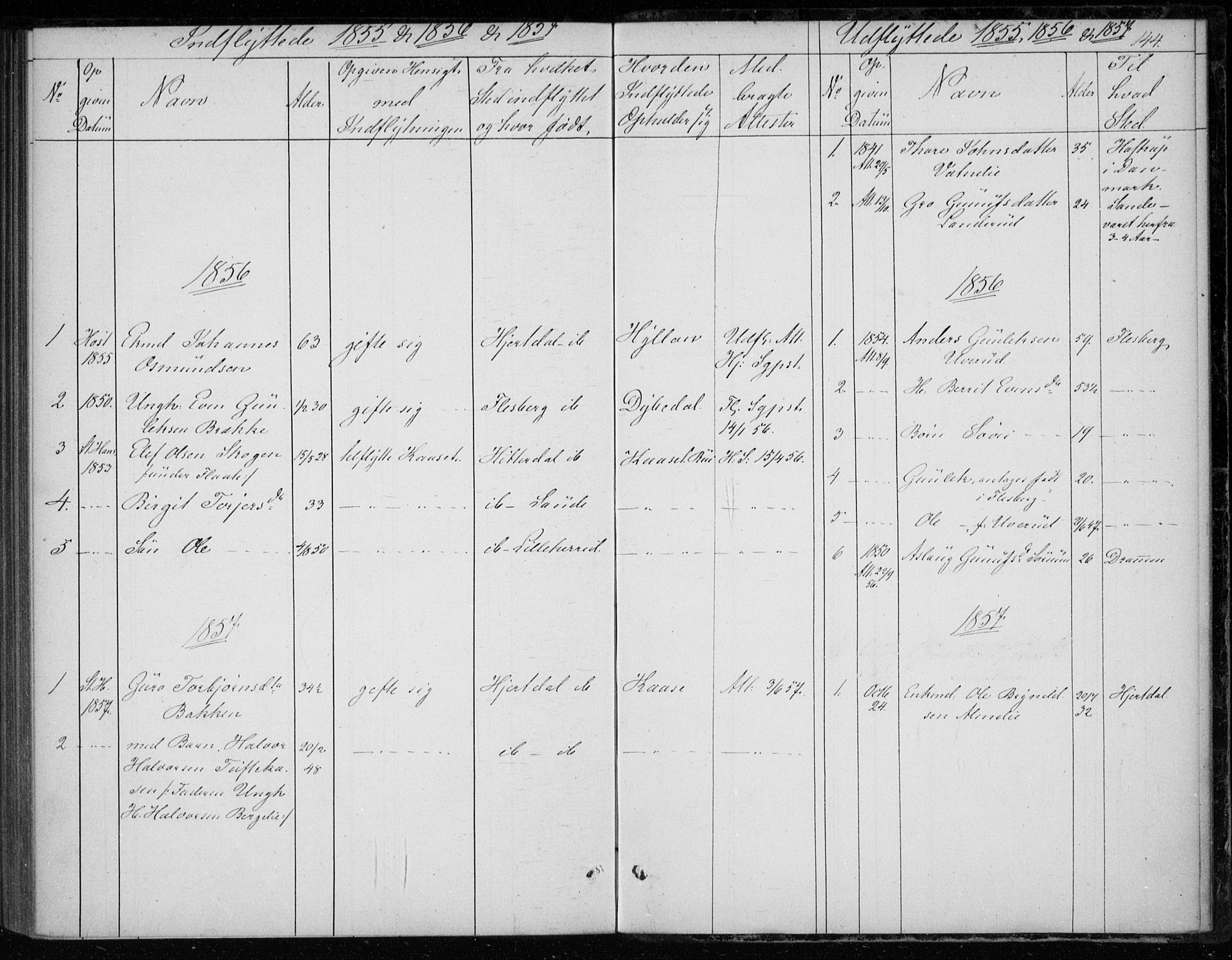 Gransherad kirkebøker, SAKO/A-267/F/Fb/L0003: Parish register (official) no. II 3, 1844-1859, p. 144