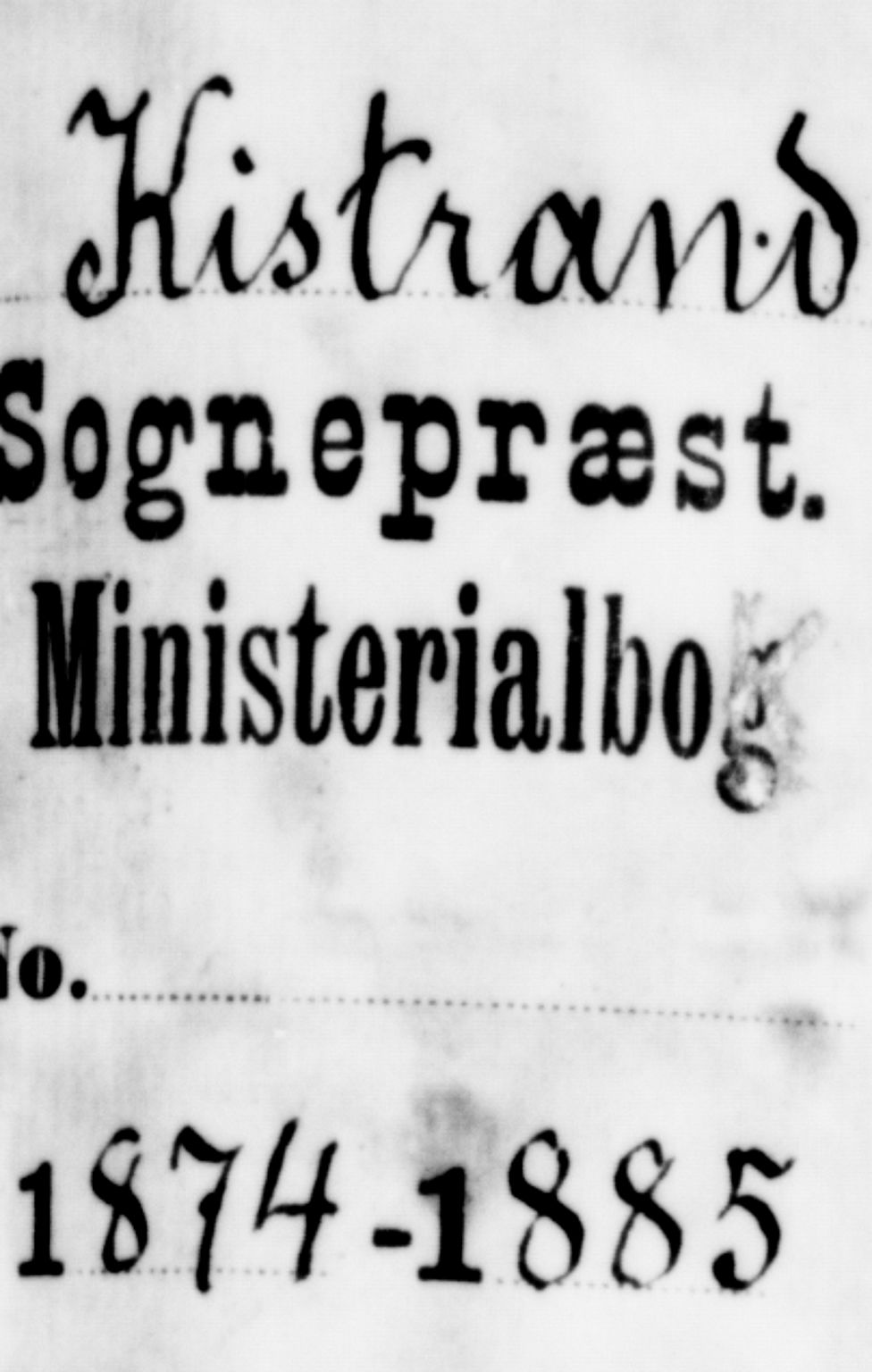 Kistrand/Porsanger sokneprestembete, SATØ/S-1351/H/Hb/L0003.klokk: Parish register (copy) no. 3, 1874-1885