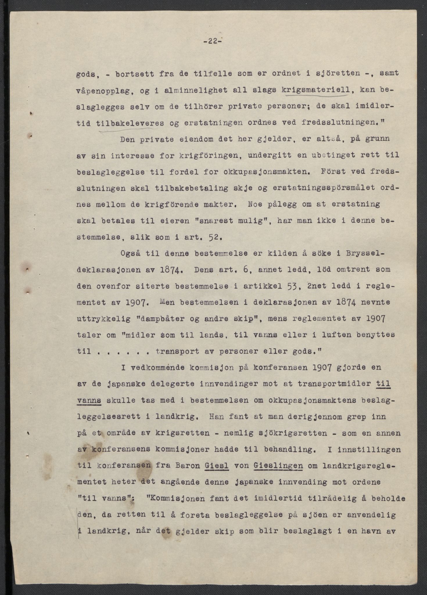 Landssvikarkivet, Oslo politikammer, AV/RA-S-3138-01/D/Da/L0003: Dnr. 29, 1945, p. 1112