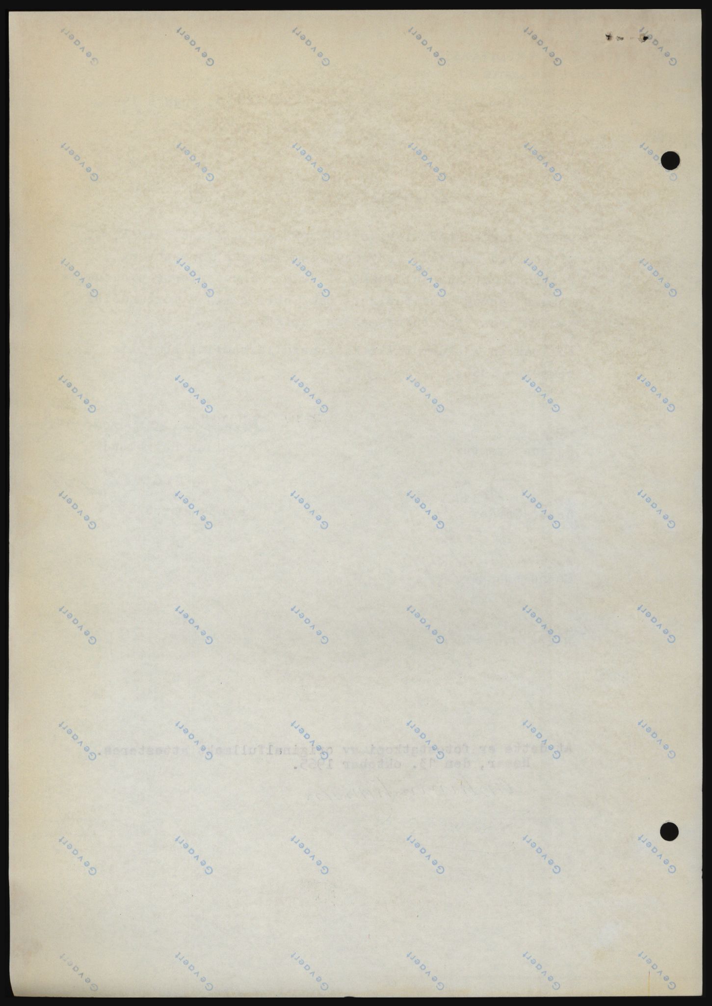 Nord-Hedmark sorenskriveri, SAH/TING-012/H/Hc/L0022: Mortgage book no. 22, 1965-1965, Diary no: : 4603/1965