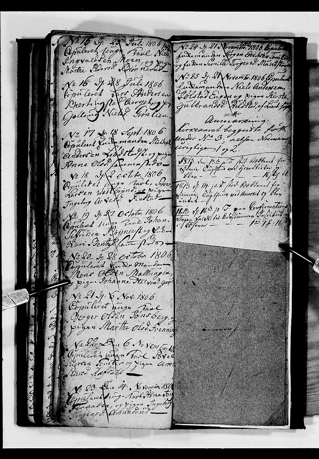 Romedal prestekontor, SAH/PREST-004/L/L0003: Parish register (copy) no. 3, 1801-1806, p. 142-143