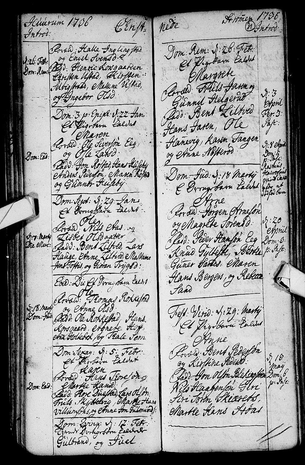 Hurum kirkebøker, SAKO/A-229/F/Fa/L0002: Parish register (official) no. 2, 1733-1757, p. 31