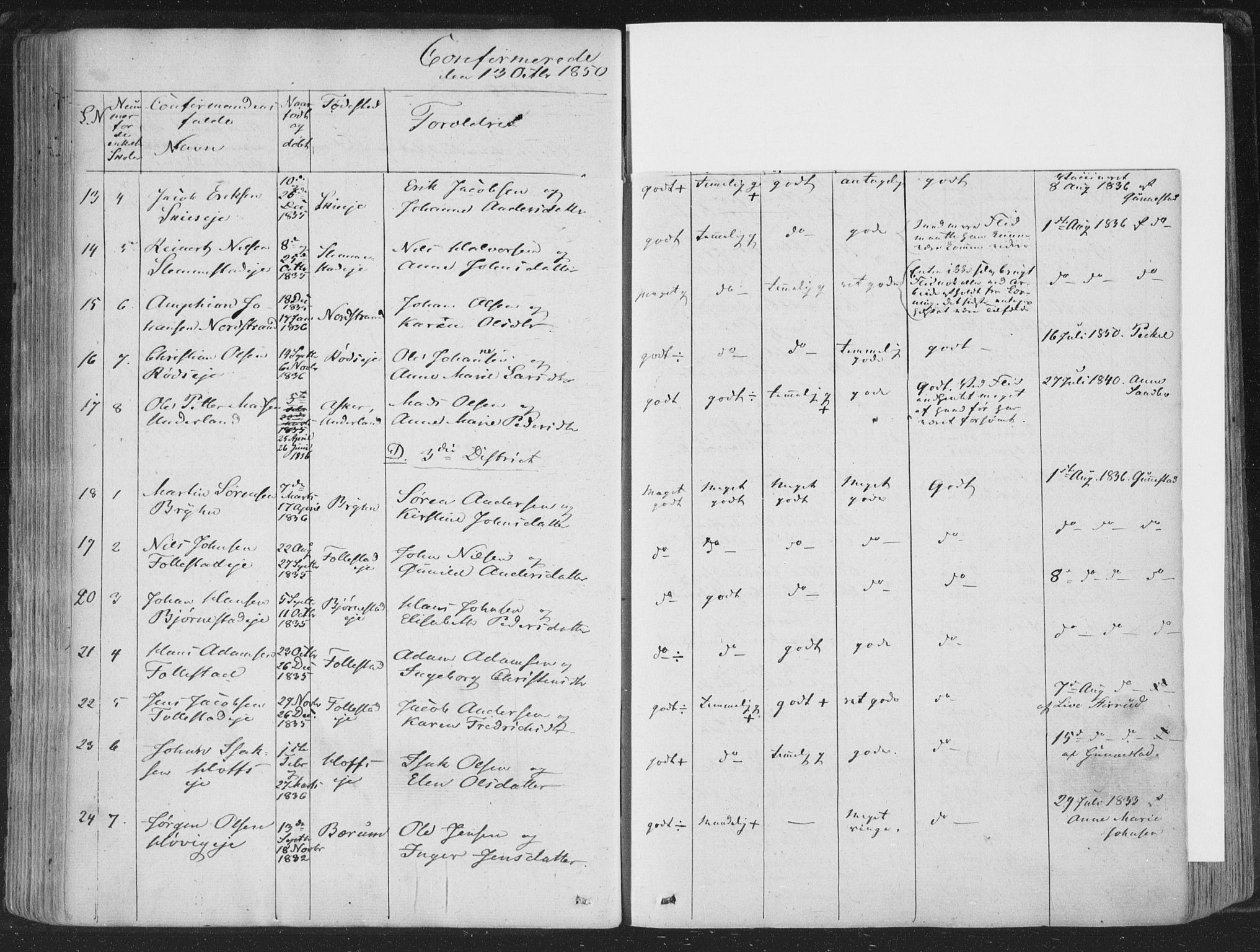 Røyken kirkebøker, AV/SAKO-A-241/F/Fa/L0005: Parish register (official) no. 5, 1833-1856, p. 133