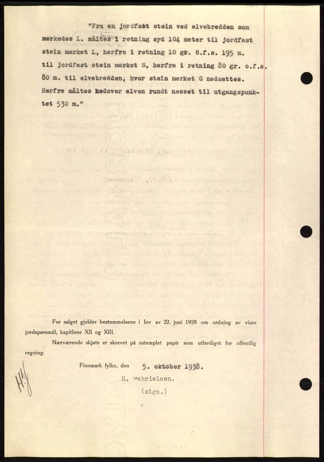 Alta fogderi/sorenskriveri, SATØ/SATØ-5/1/K/Kd/L0031pantebok: Mortgage book no. 31, 1938-1939, Diary no: : 701/1938