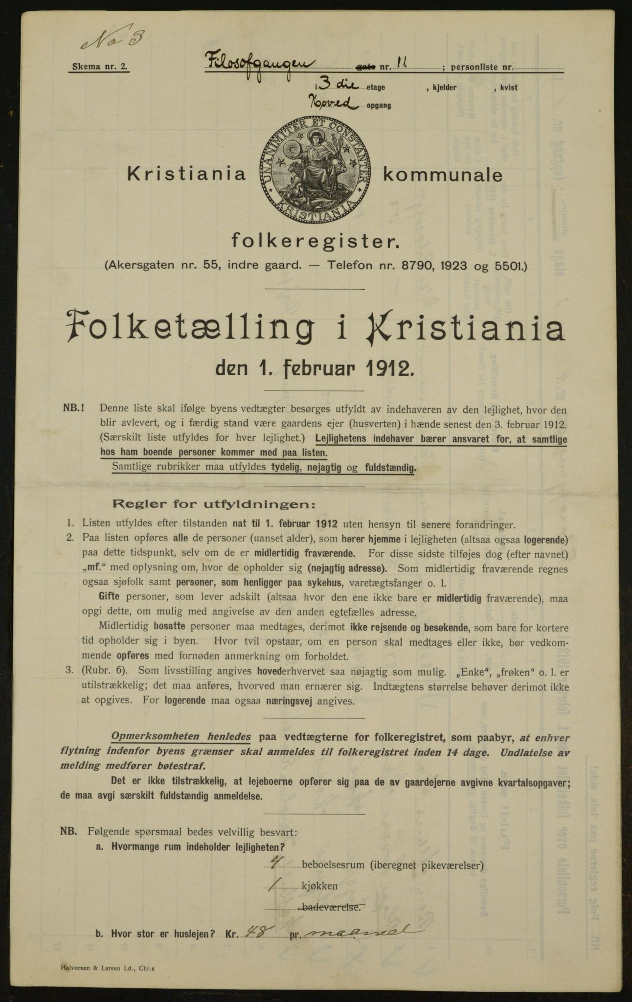 OBA, Municipal Census 1912 for Kristiania, 1912, p. 24246