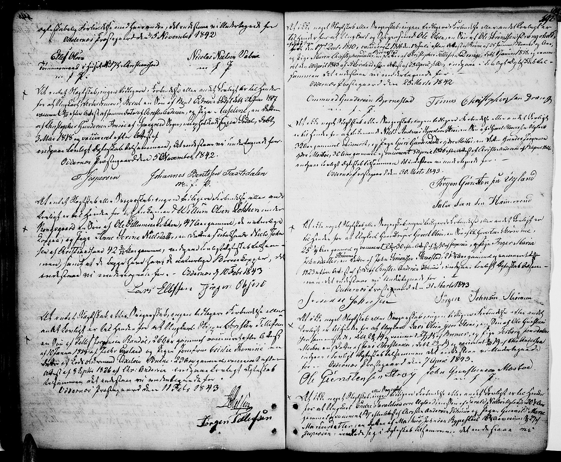 Oddernes sokneprestkontor, SAK/1111-0033/F/Fa/Faa/L0004: Parish register (official) no. A 4, 1764-1820, p. 192