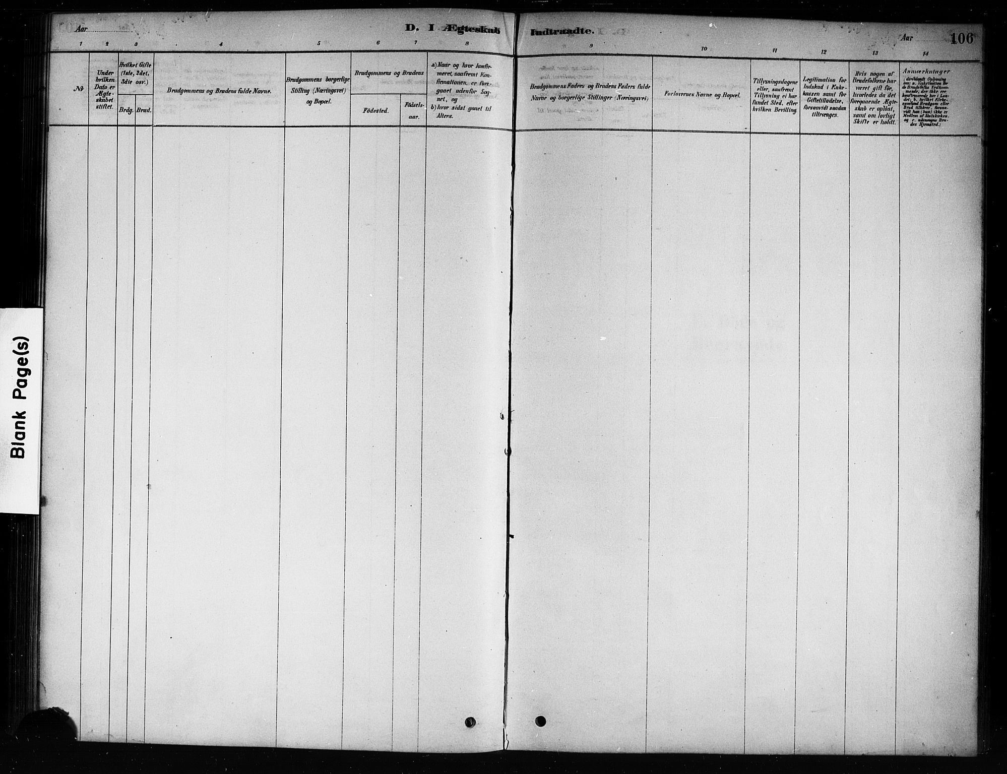 Hole kirkebøker, AV/SAKO-A-228/F/Fb/L0001: Parish register (official) no. II 1, 1878-1891, p. 106