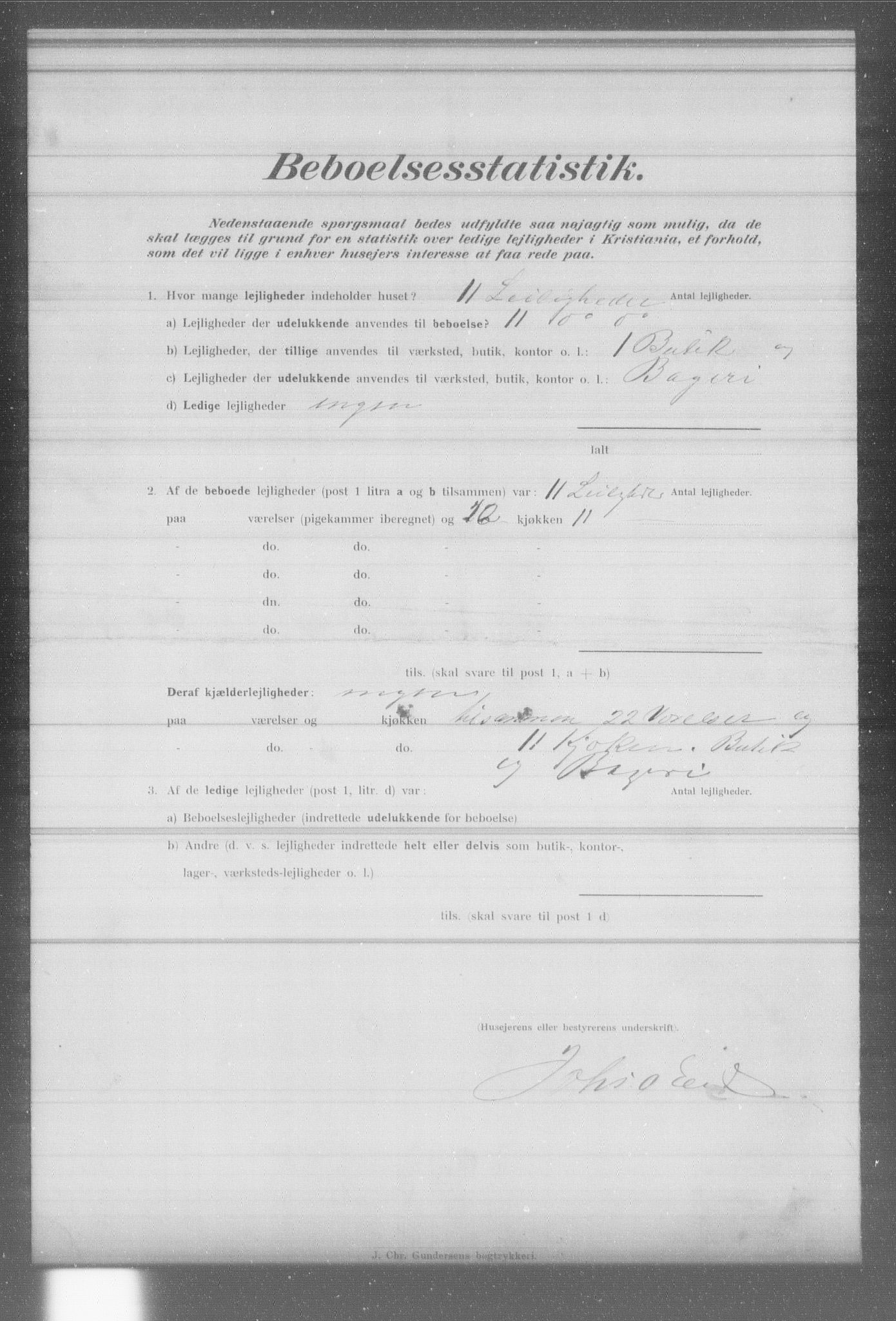 OBA, Municipal Census 1902 for Kristiania, 1902, p. 6993