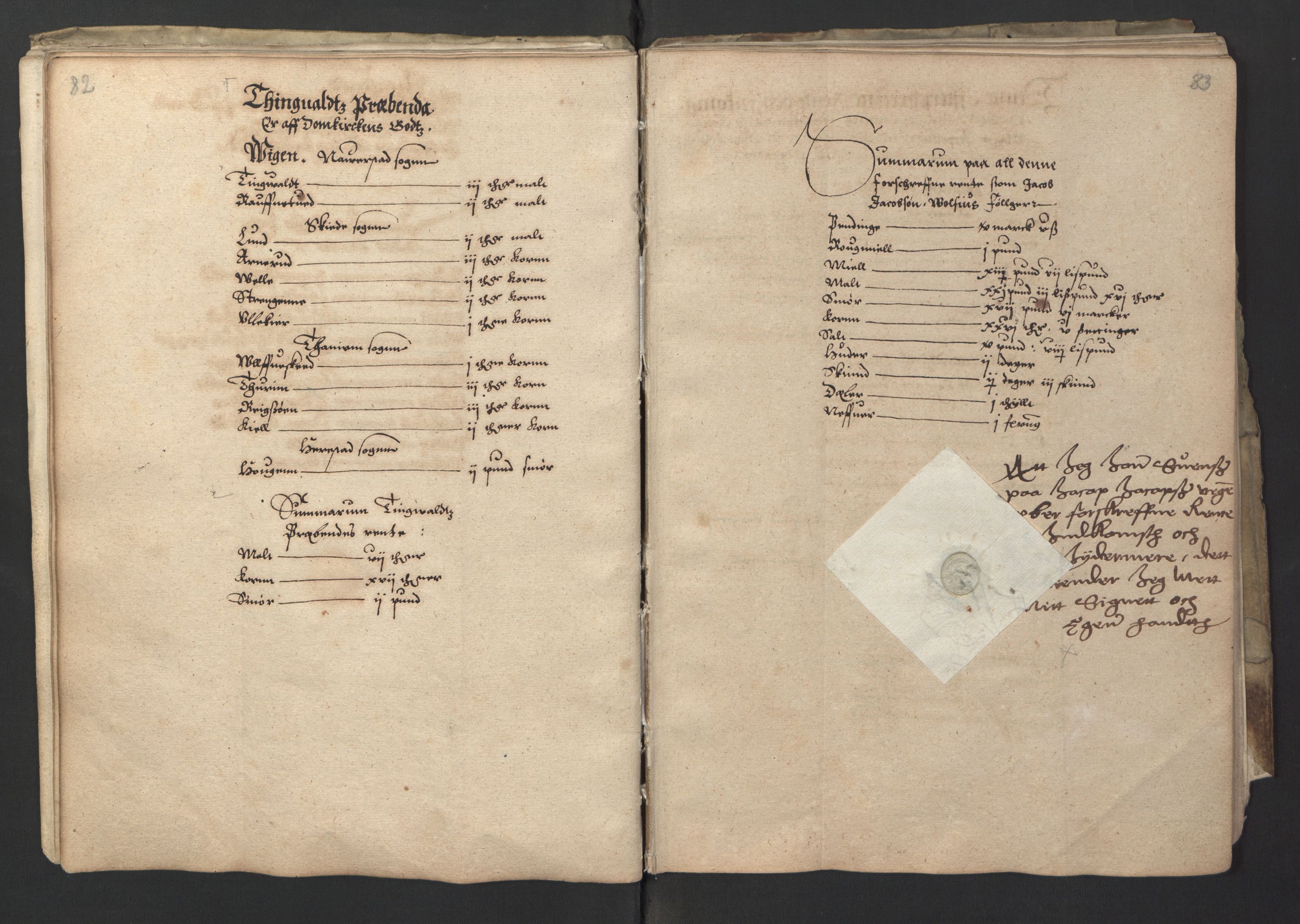 Stattholderembetet 1572-1771, AV/RA-EA-2870/Ek/L0001/0001: Jordebøker før 1624 og til utligning av garnisonsskatt 1624-1626: / Jordebok for Oslo kapitel, 1595, p. 47