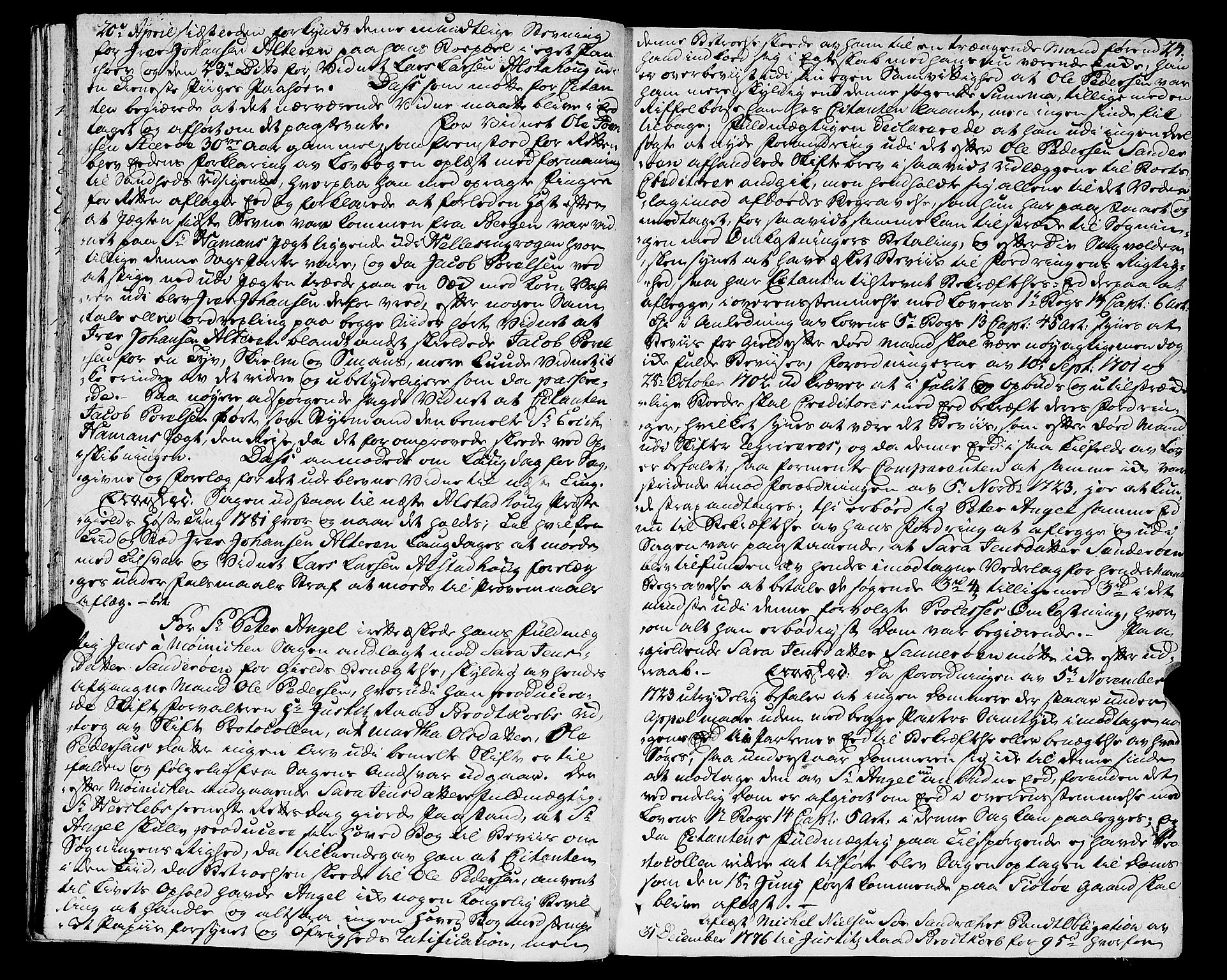 Helgeland sorenskriveri, SAT/A-0004/1/1A/L0029: Tingbok 22A, 1781-1783, p. 23b-24a