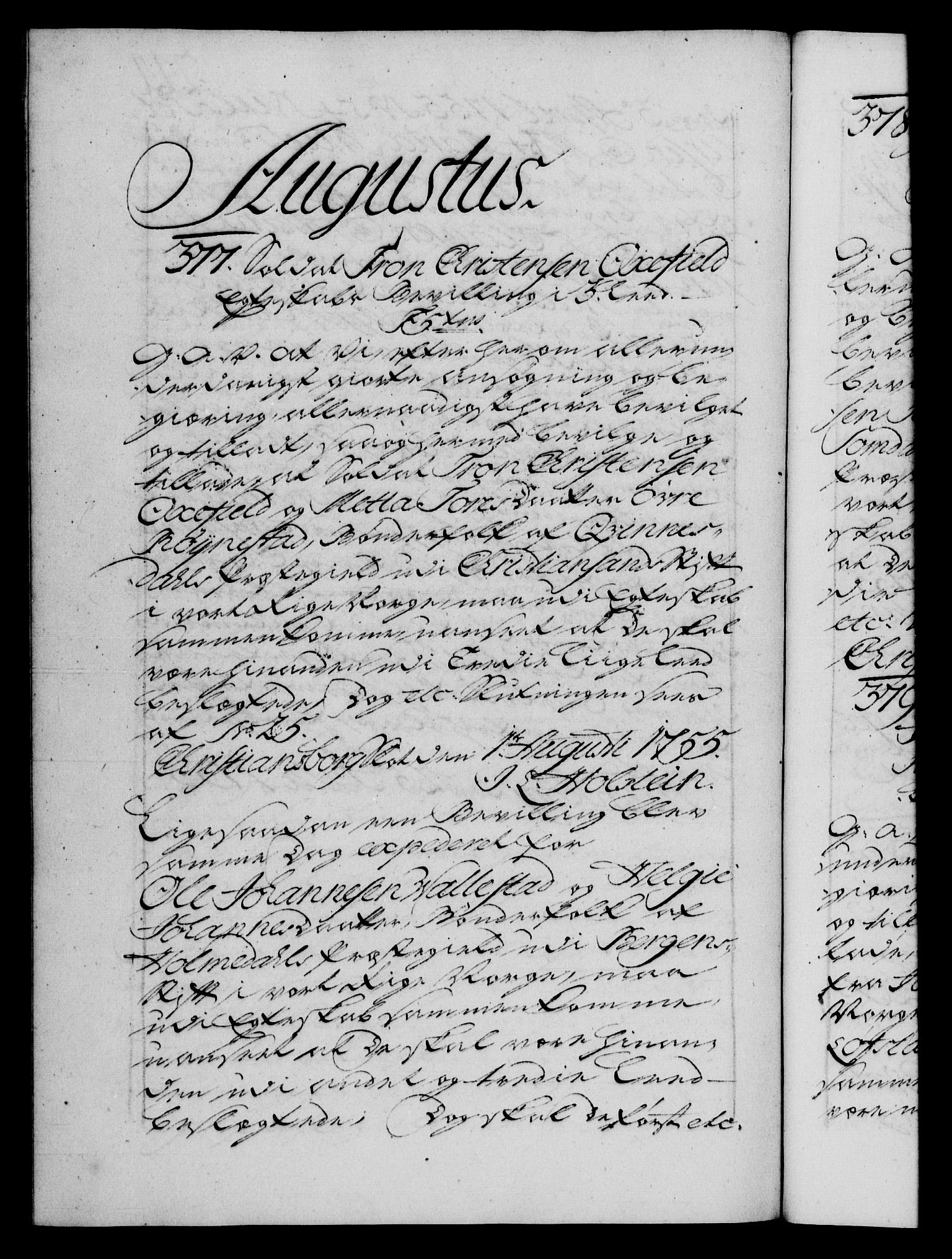 Danske Kanselli 1572-1799, AV/RA-EA-3023/F/Fc/Fca/Fcaa/L0039: Norske registre, 1755-1756, p. 244b