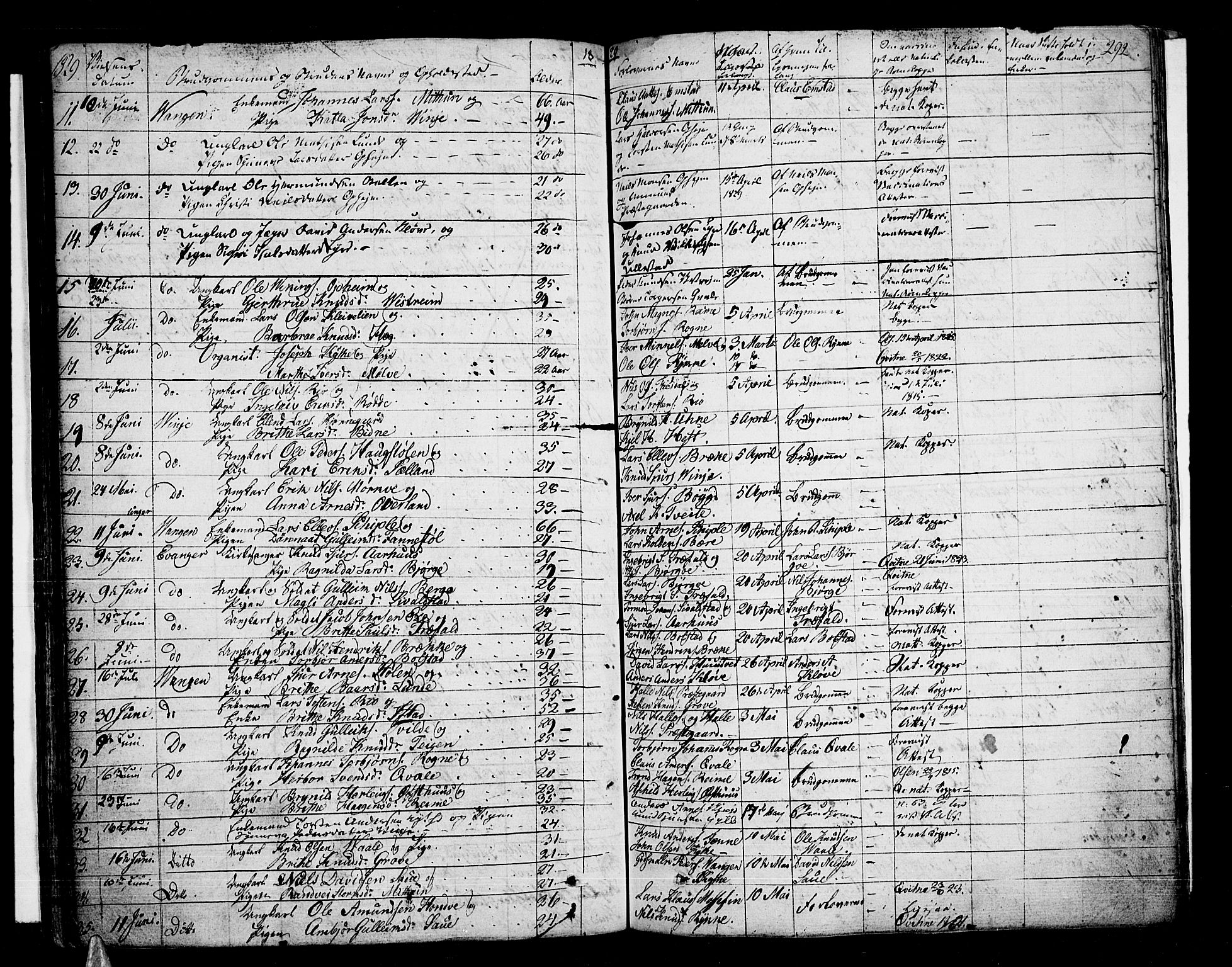 Voss sokneprestembete, SAB/A-79001/H/Haa: Parish register (official) no. A 12, 1823-1837, p. 292