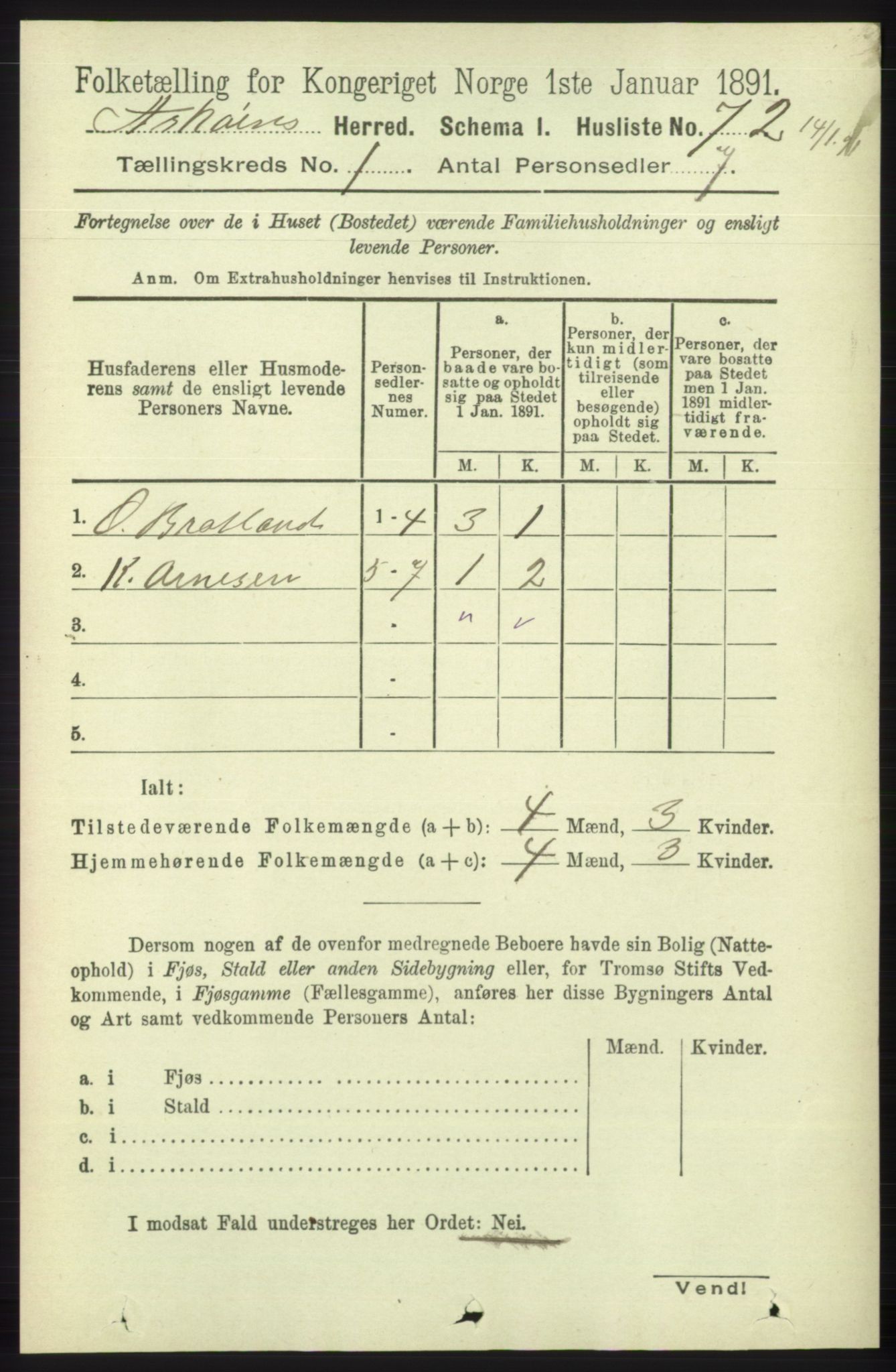 RA, 1891 census for 1247 Askøy, 1891, p. 107