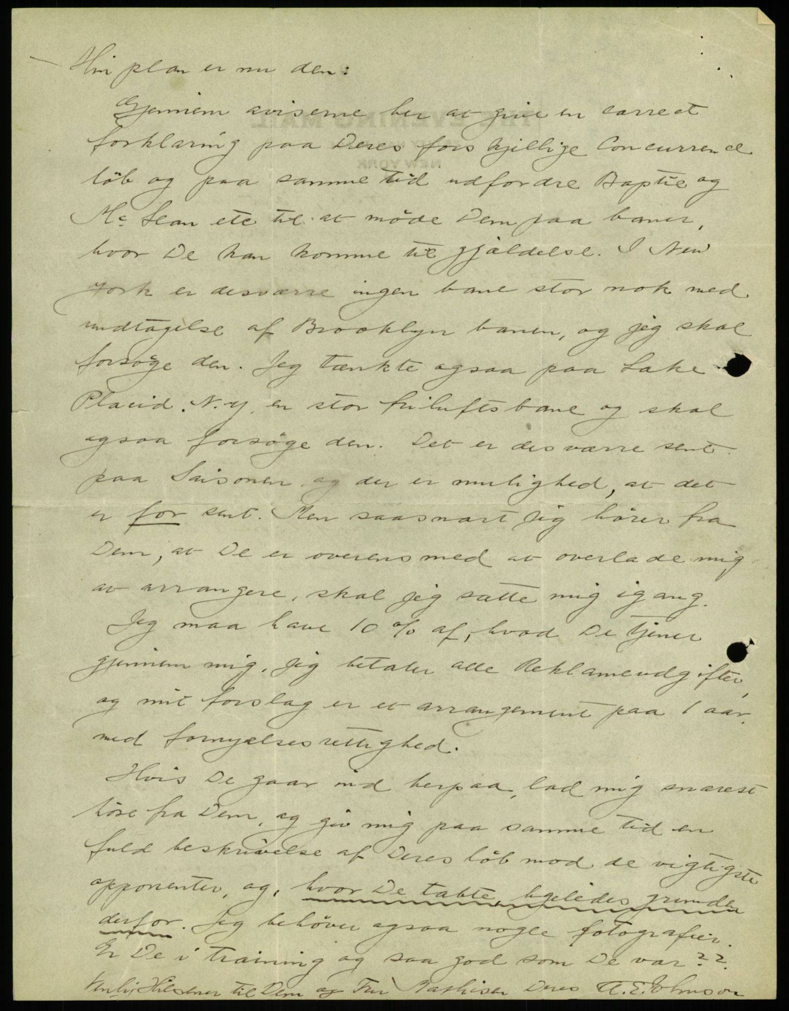 Mathisen, Oscar Wilhelm, AV/RA-PA-1912/Fa/L0001: Inngående korrespondanse, 1916-1954, p. 12