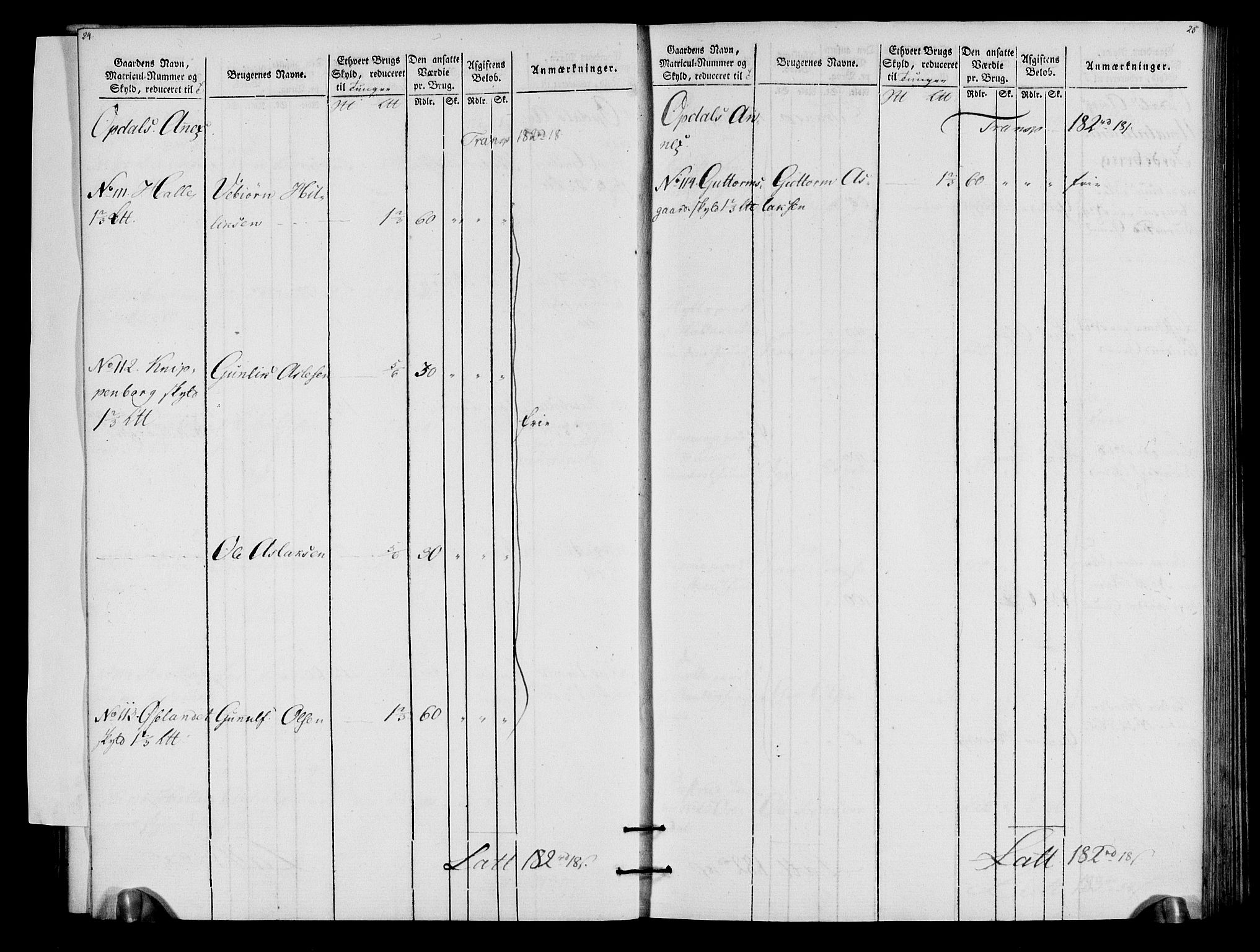 Rentekammeret inntil 1814, Realistisk ordnet avdeling, AV/RA-EA-4070/N/Ne/Nea/L0057a: Numedal og Sandsvær fogderi. Oppebørselsregister for fogderiets landdistrikter, 1803-1804, p. 15