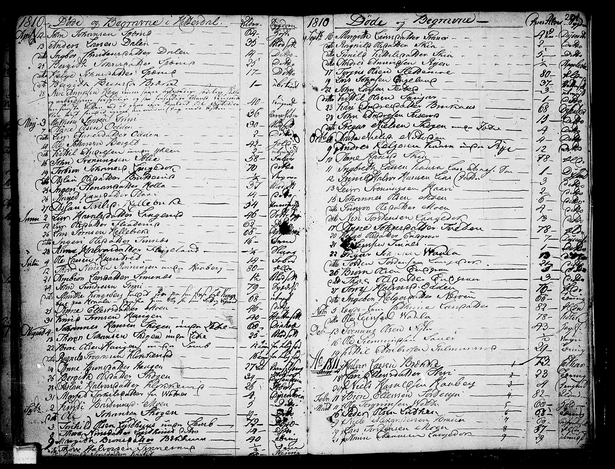 Heddal kirkebøker, SAKO/A-268/F/Fa/L0004: Parish register (official) no. I 4, 1784-1814, p. 201