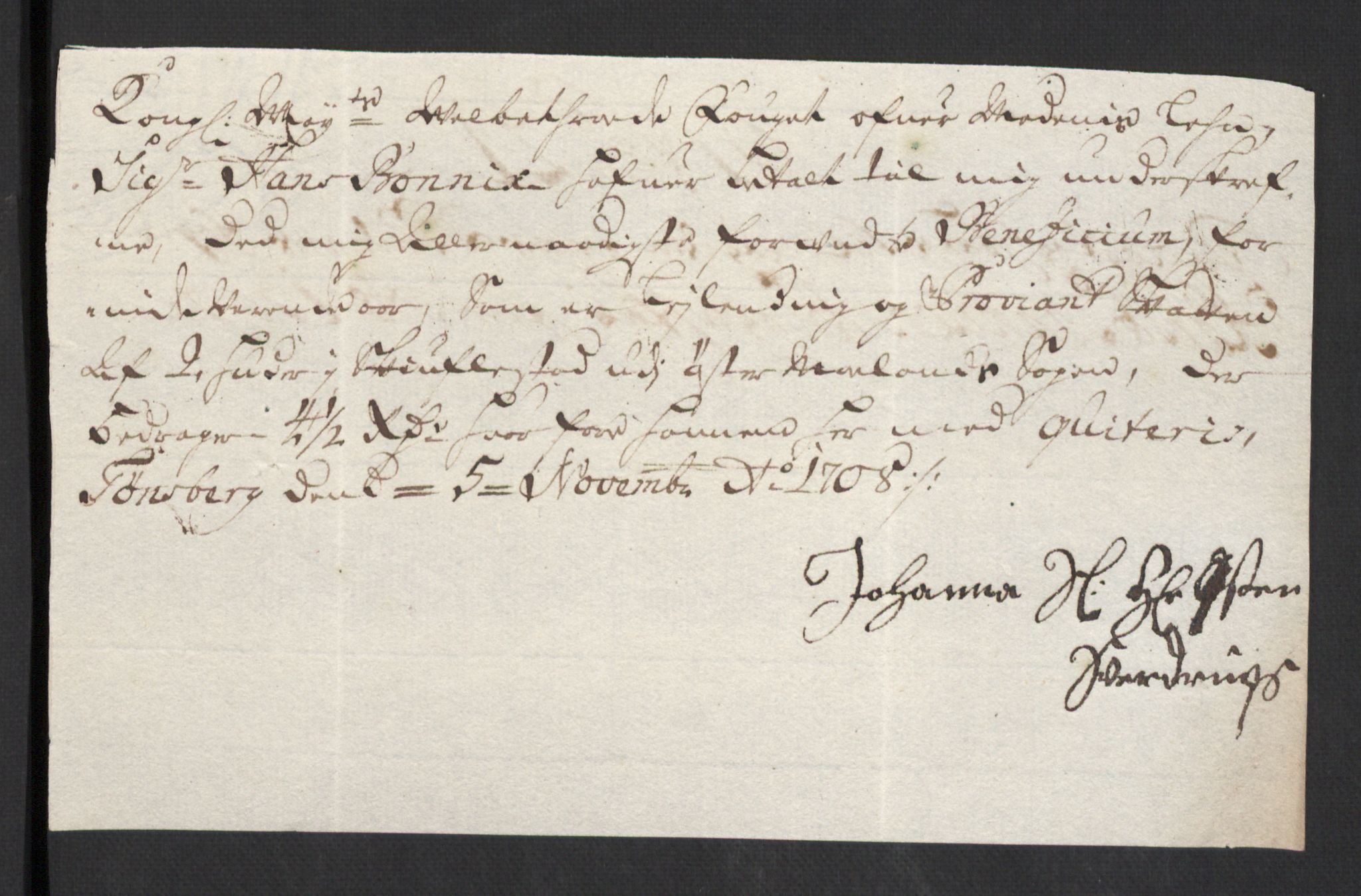 Rentekammeret inntil 1814, Reviderte regnskaper, Fogderegnskap, AV/RA-EA-4092/R39/L2318: Fogderegnskap Nedenes, 1706-1709, p. 312