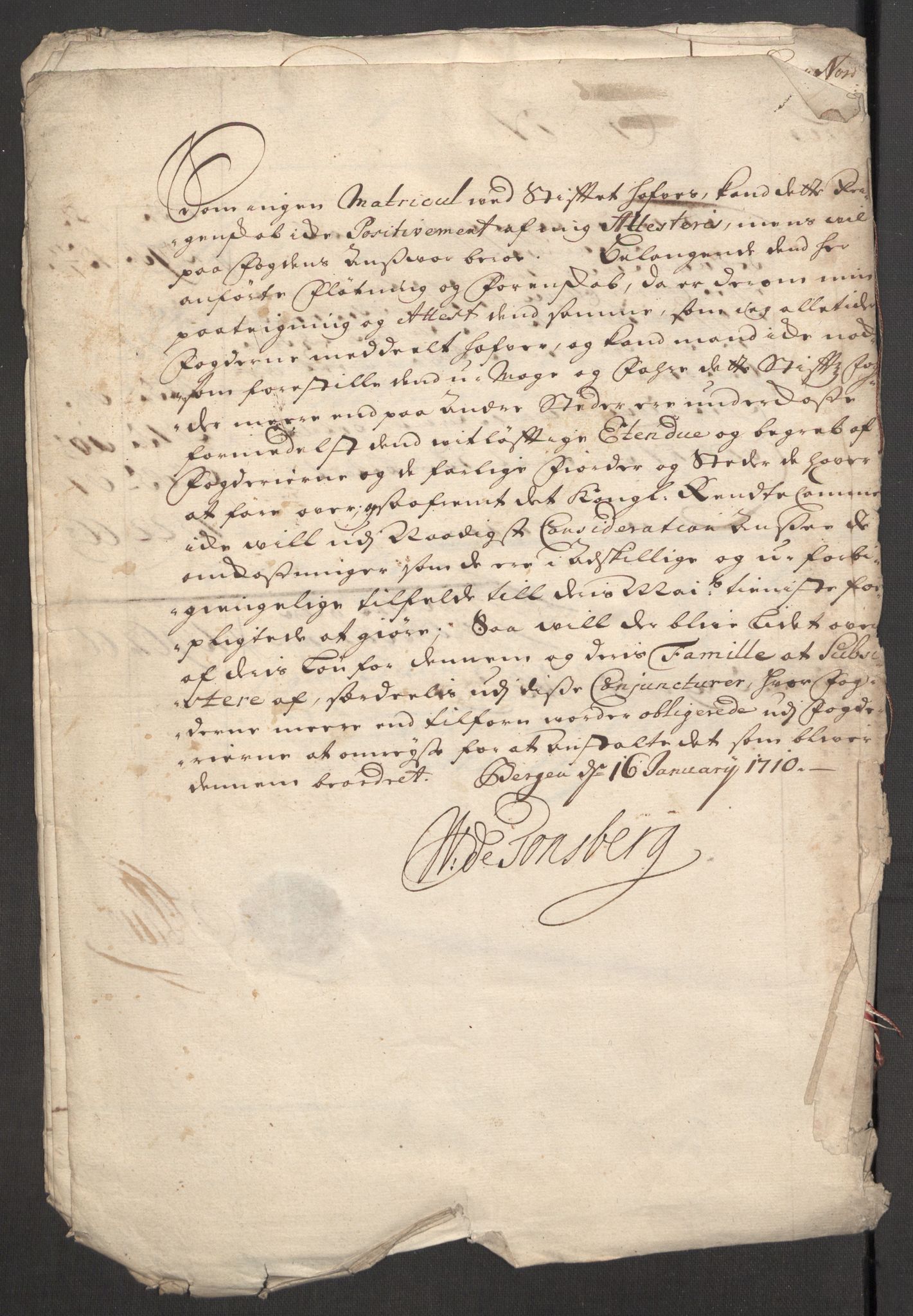 Rentekammeret inntil 1814, Reviderte regnskaper, Fogderegnskap, AV/RA-EA-4092/R53/L3432: Fogderegnskap Sunn- og Nordfjord, 1709, p. 10