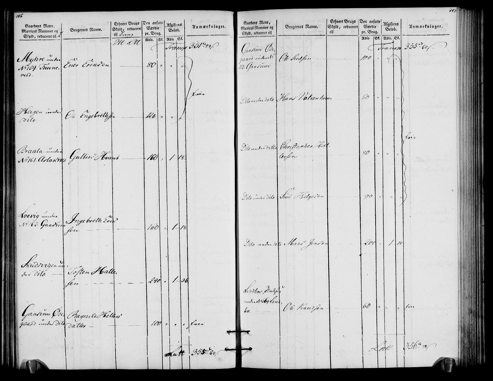 Rentekammeret inntil 1814, Realistisk ordnet avdeling, AV/RA-EA-4070/N/Ne/Nea/L0057a: Numedal og Sandsvær fogderi. Oppebørselsregister for fogderiets landdistrikter, 1803-1804, p. 82