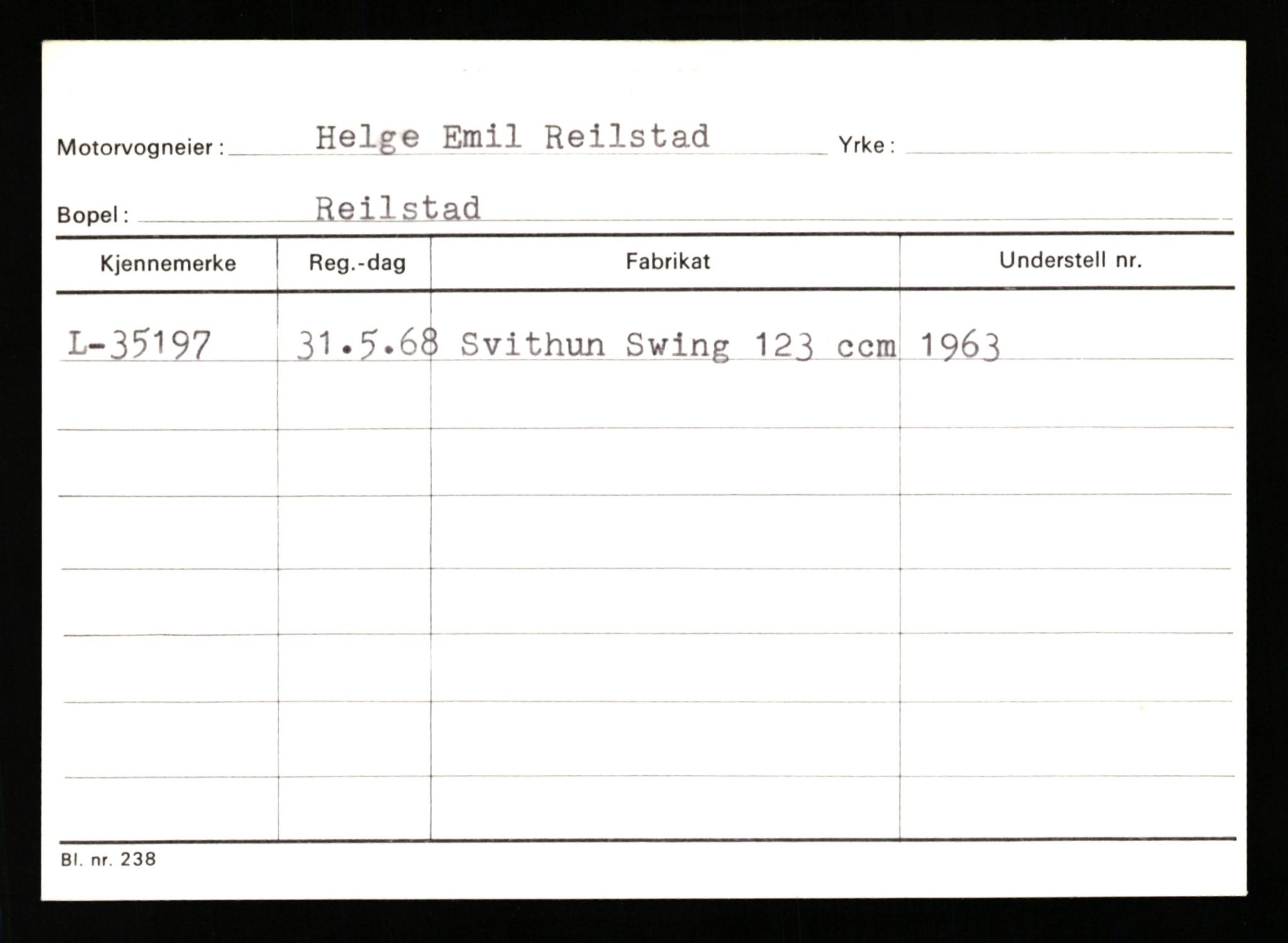 Stavanger trafikkstasjon, SAST/A-101942/0/G/L0006: Registreringsnummer: 34250 - 49007, 1930-1971, p. 299