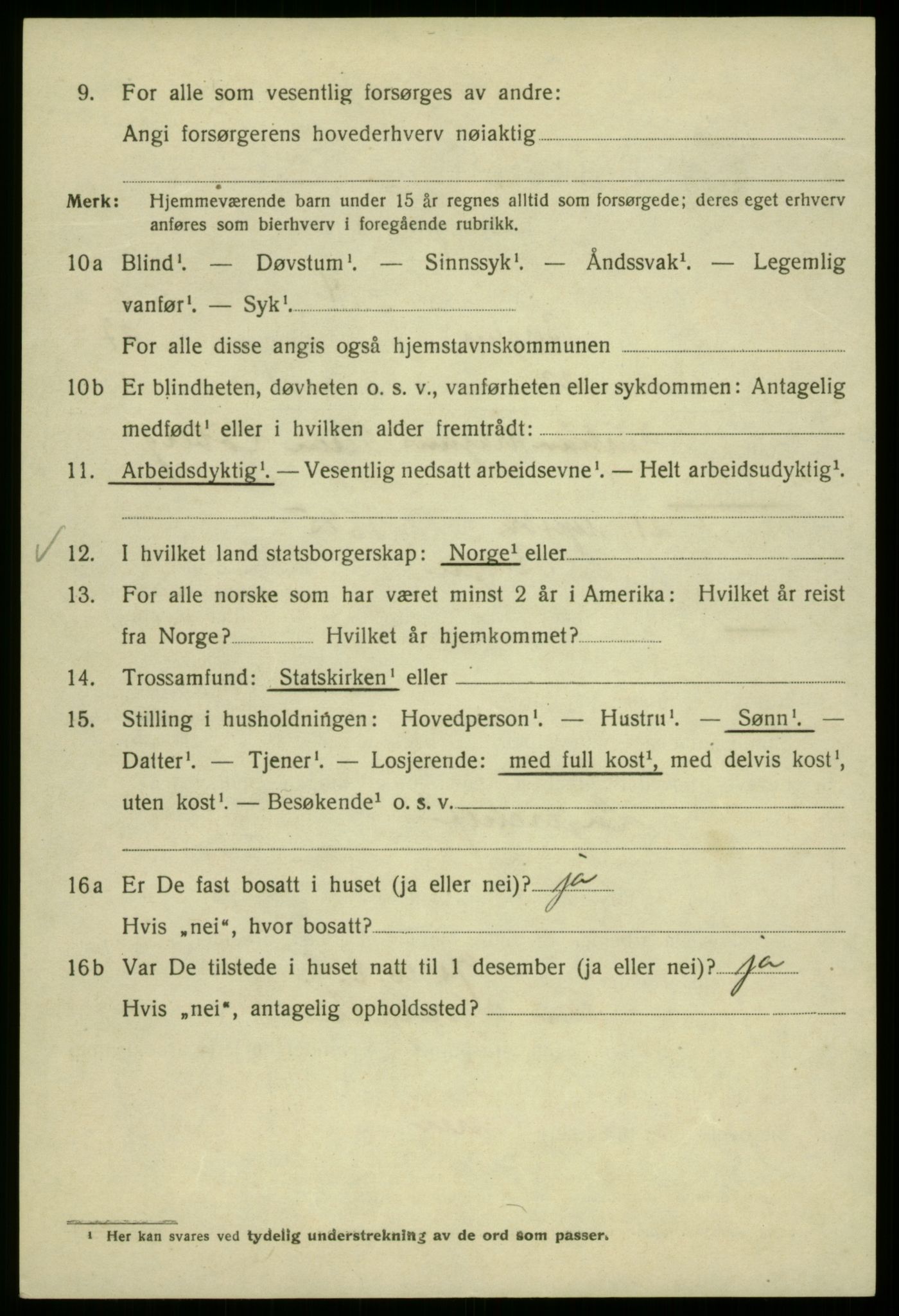 SAB, 1920 census for Bergen, 1920, p. 91778