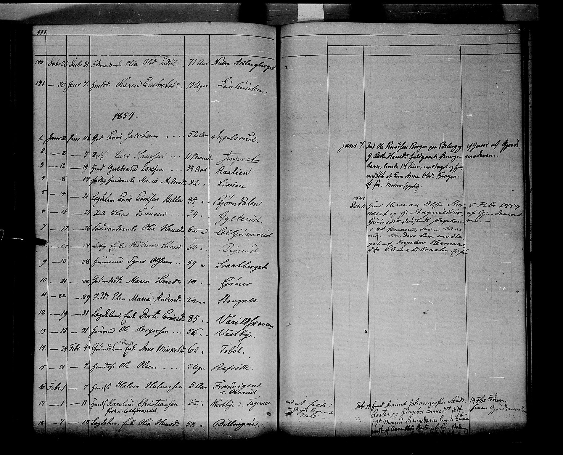 Vinger prestekontor, AV/SAH-PREST-024/H/Ha/Haa/L0009: Parish register (official) no. 9, 1847-1855, p. 433