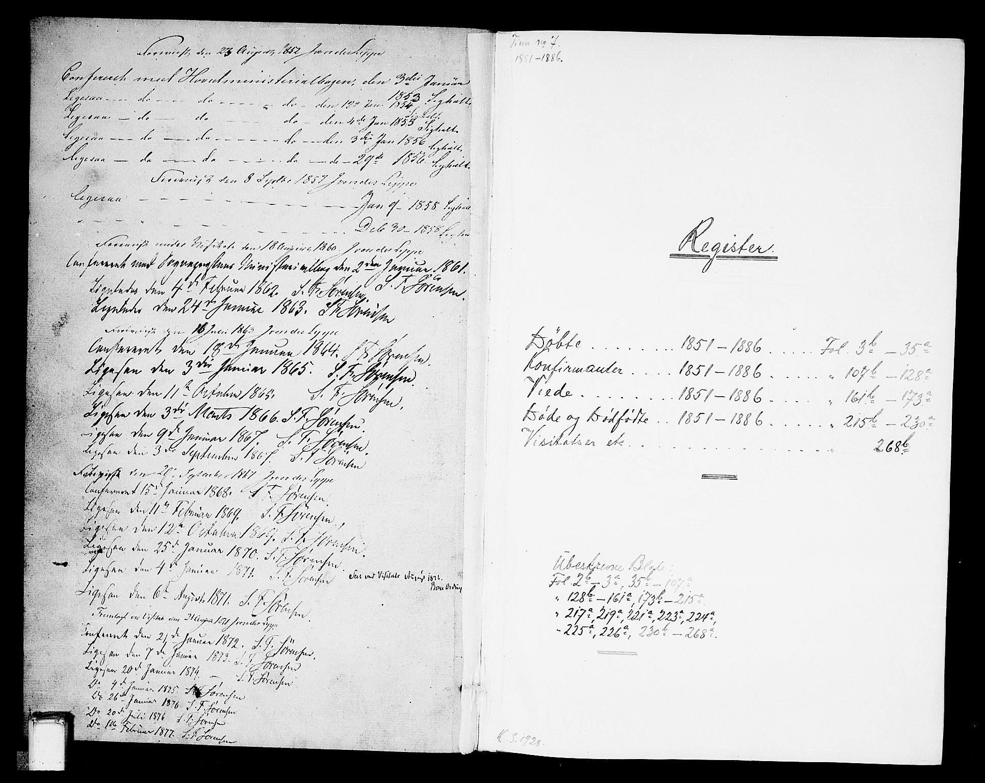 Tinn kirkebøker, SAKO/A-308/G/Gb/L0002: Parish register (copy) no. II 2, 1851-1886