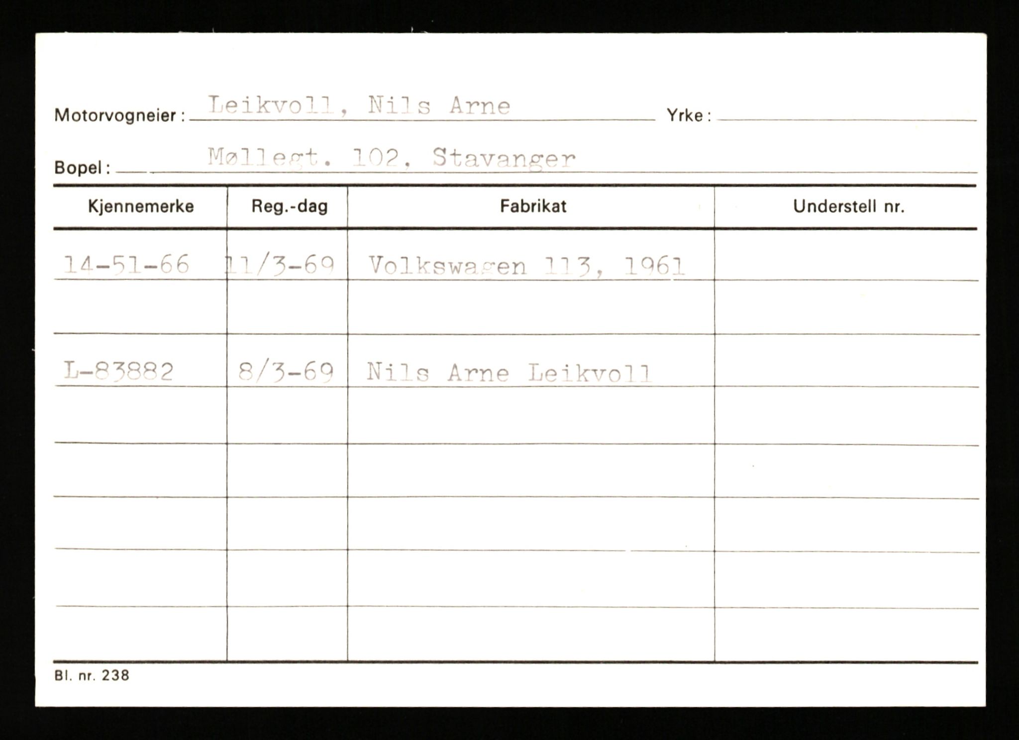 Stavanger trafikkstasjon, AV/SAST-A-101942/0/G/L0010: Registreringsnummer: 130000 - 239953, 1930-1971, p. 483