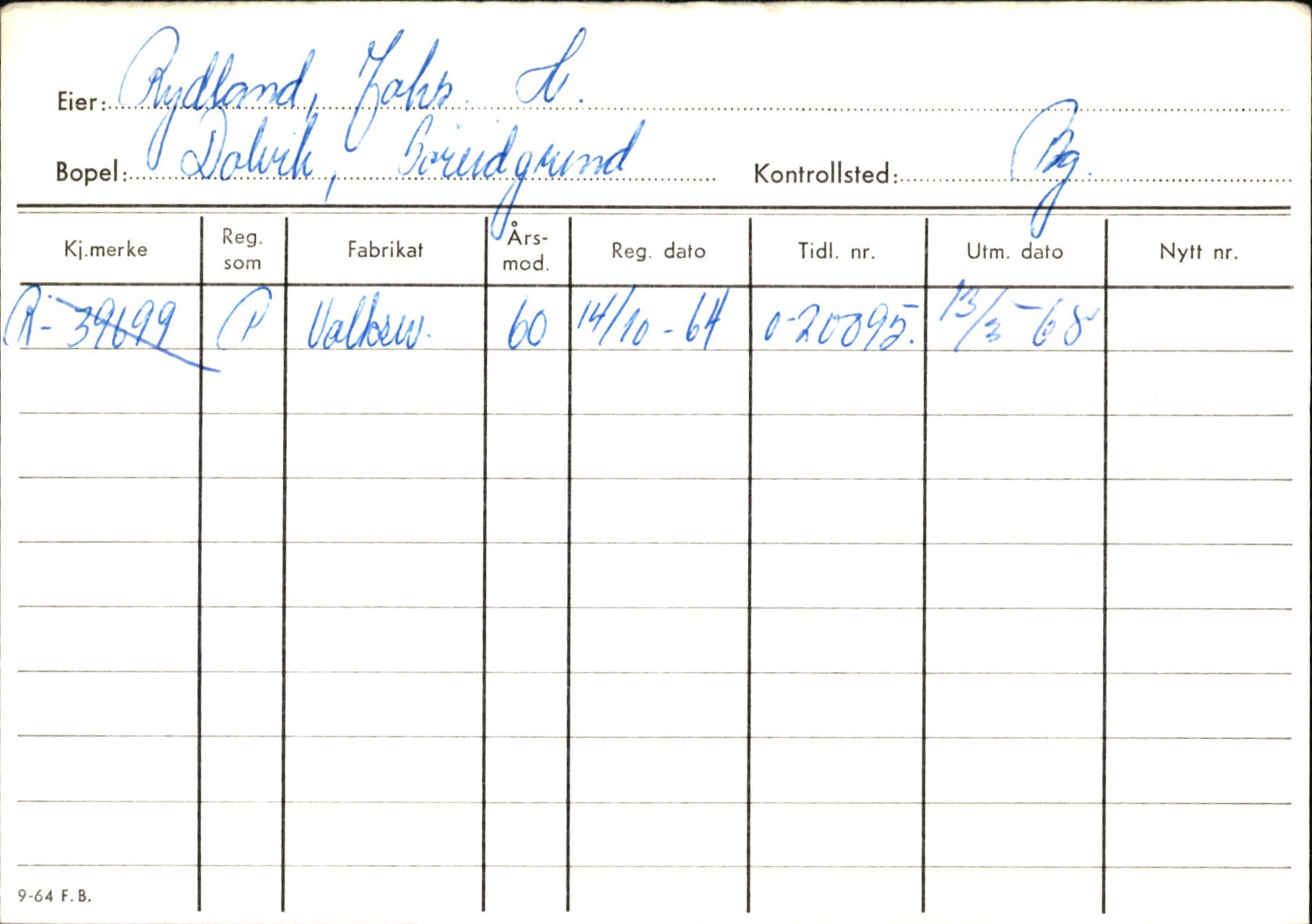 Statens vegvesen, Hordaland vegkontor, AV/SAB-A-5201/2/Ha/L0046: R-eierkort R-S, 1920-1971, p. 36