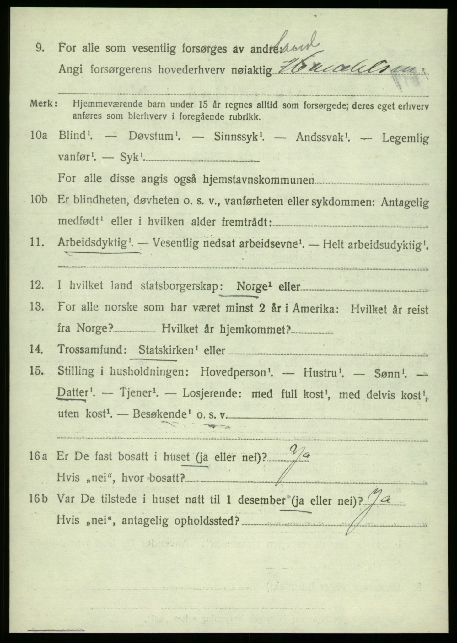 SAB, 1920 census for Askøy, 1920, p. 4949