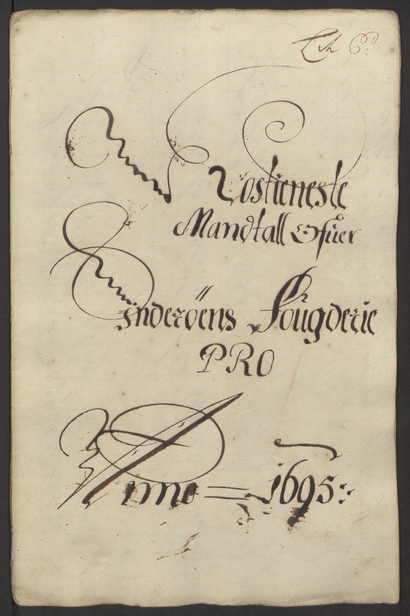 Rentekammeret inntil 1814, Reviderte regnskaper, Fogderegnskap, RA/EA-4092/R63/L4309: Fogderegnskap Inderøy, 1695-1697, p. 36