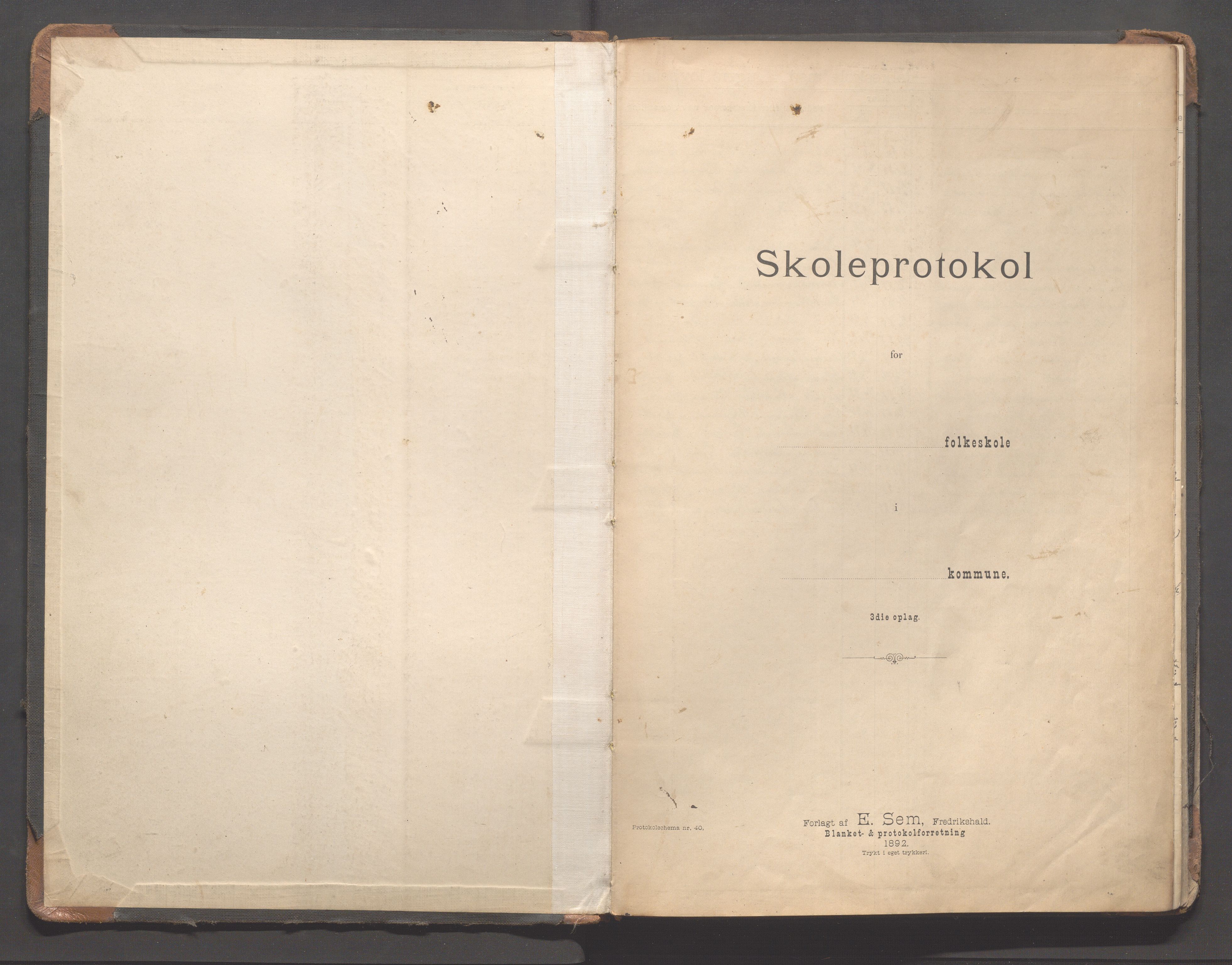 Bjerkreim kommune - Vikeså skule, IKAR/K-101548/H/L0001: Skuleprotokoll - Egeland, 1896-1918