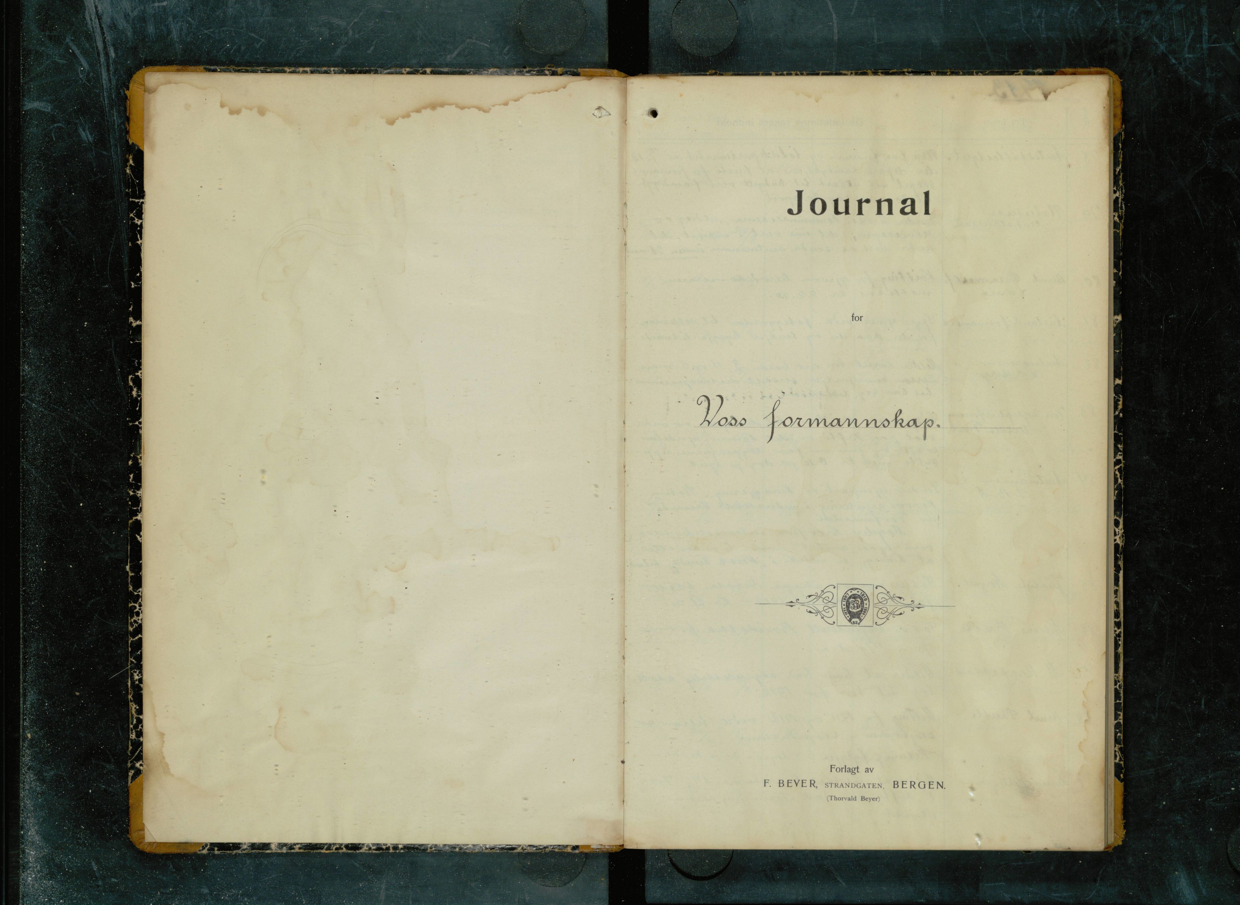 Voss kommune. Formannskapet, IKAH/1235-021/C/Ca/L0008: Postjournal, 1913-1915