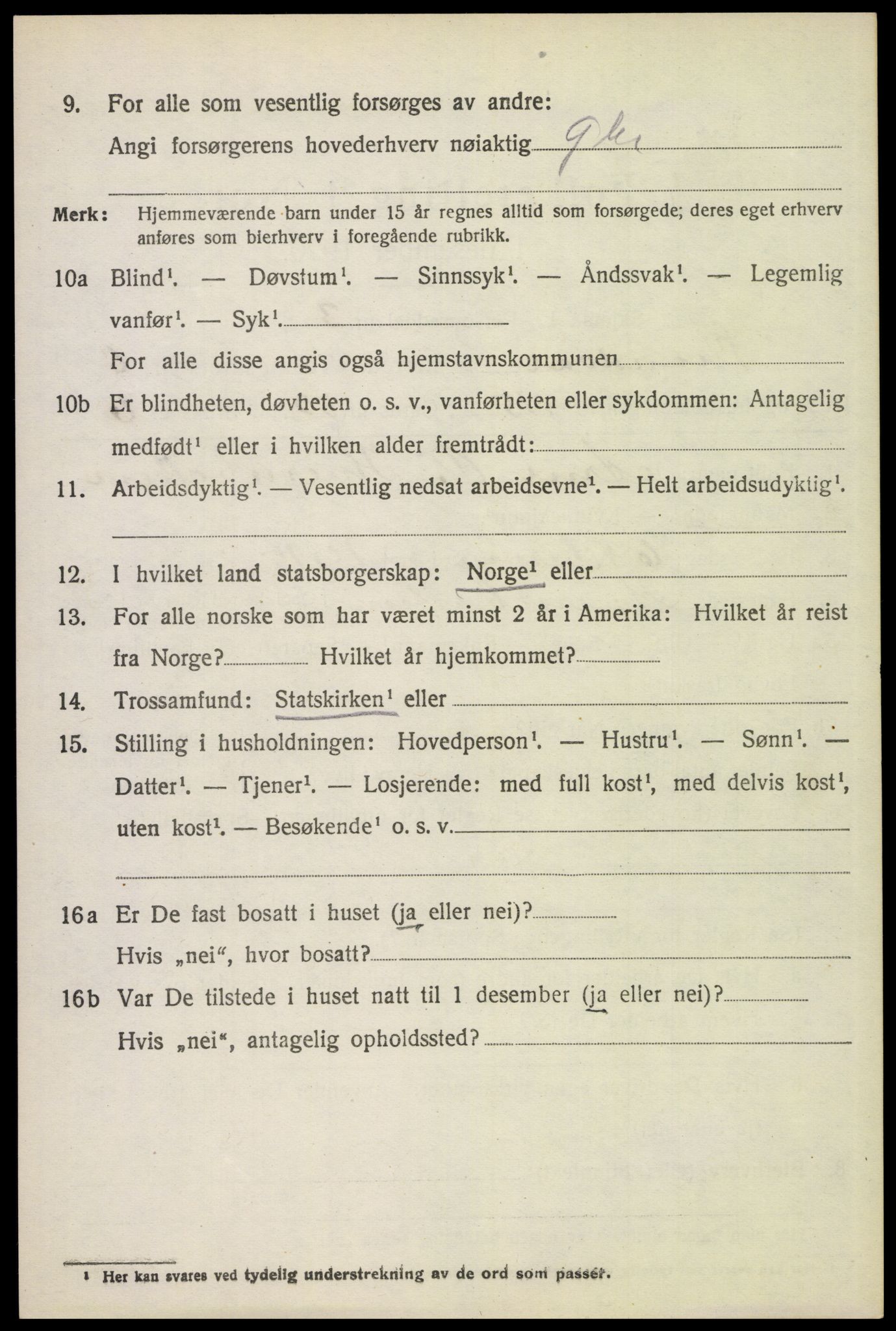 SAH, 1920 census for Brandval, 1920, p. 5429