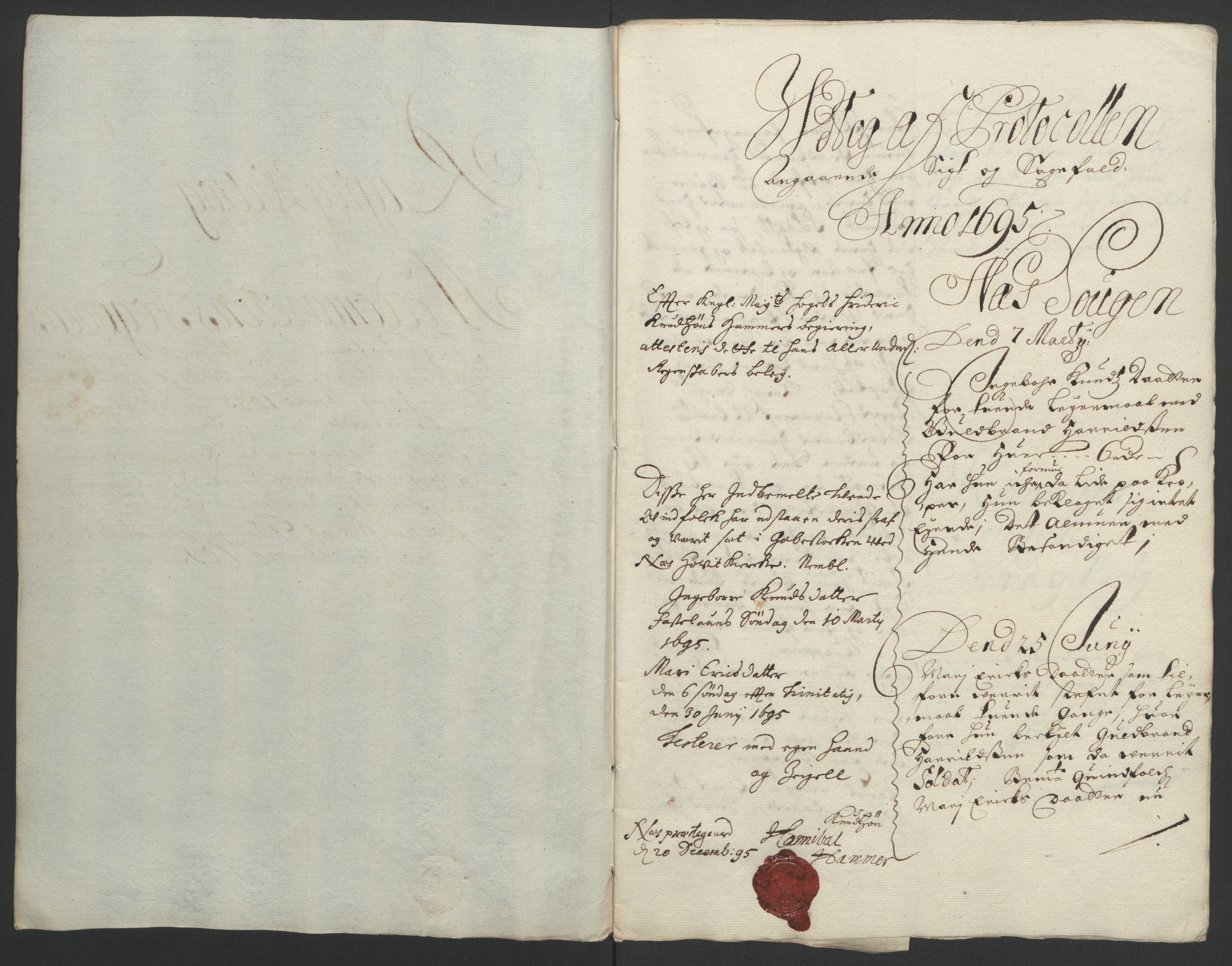 Rentekammeret inntil 1814, Reviderte regnskaper, Fogderegnskap, AV/RA-EA-4092/R16/L1036: Fogderegnskap Hedmark, 1695-1696, p. 67