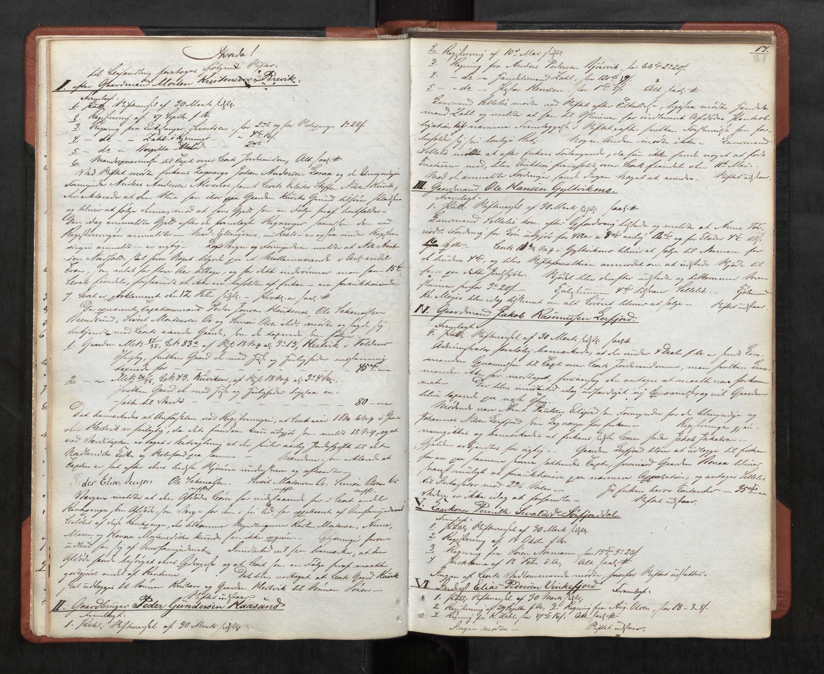 Salten sorenskriveri, AV/SAT-A-4578/1/3/3B/L0006: Skiftebehandlingsprotokoll, 1857-1868, p. 17
