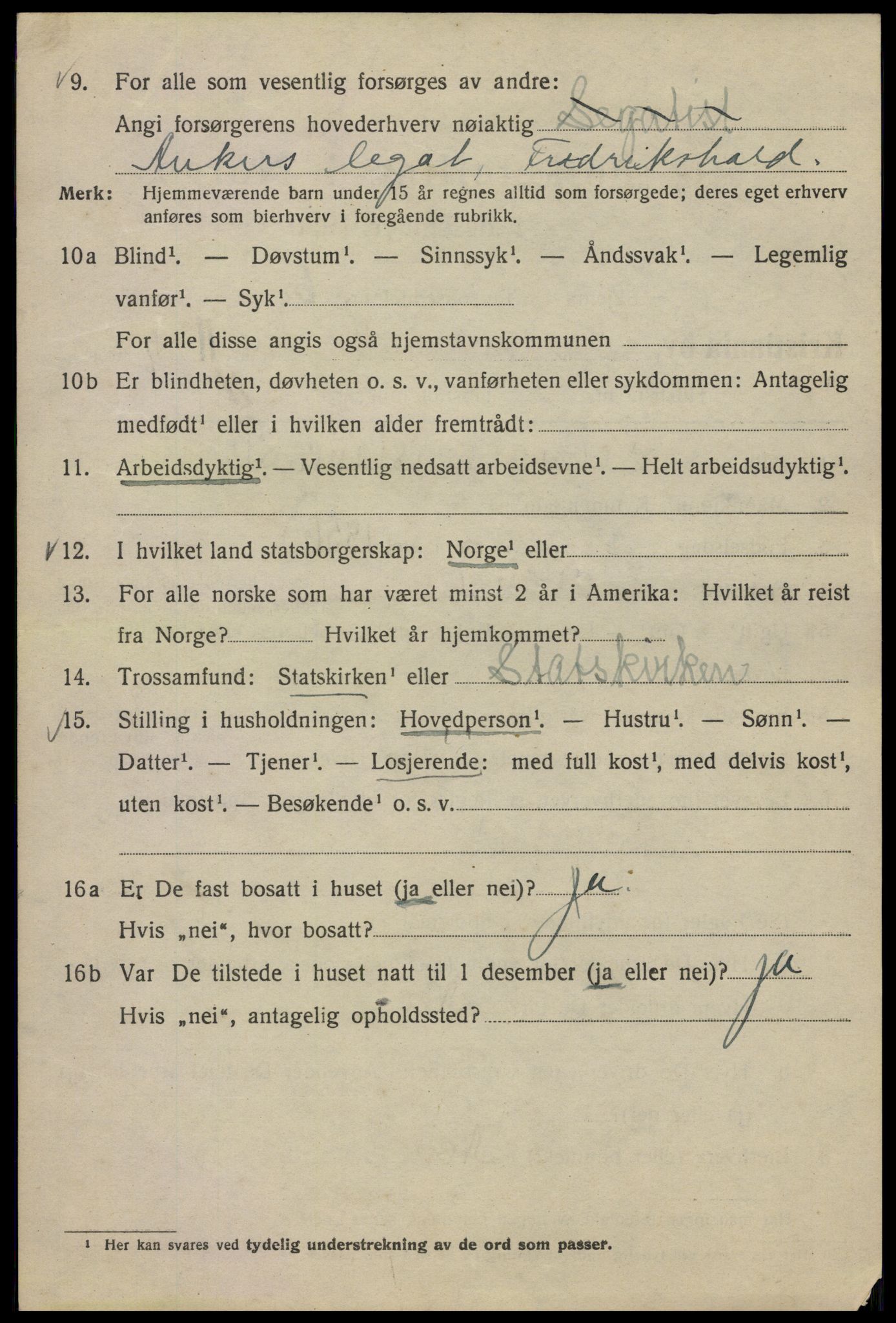 SAO, 1920 census for Kristiania, 1920, p. 269638