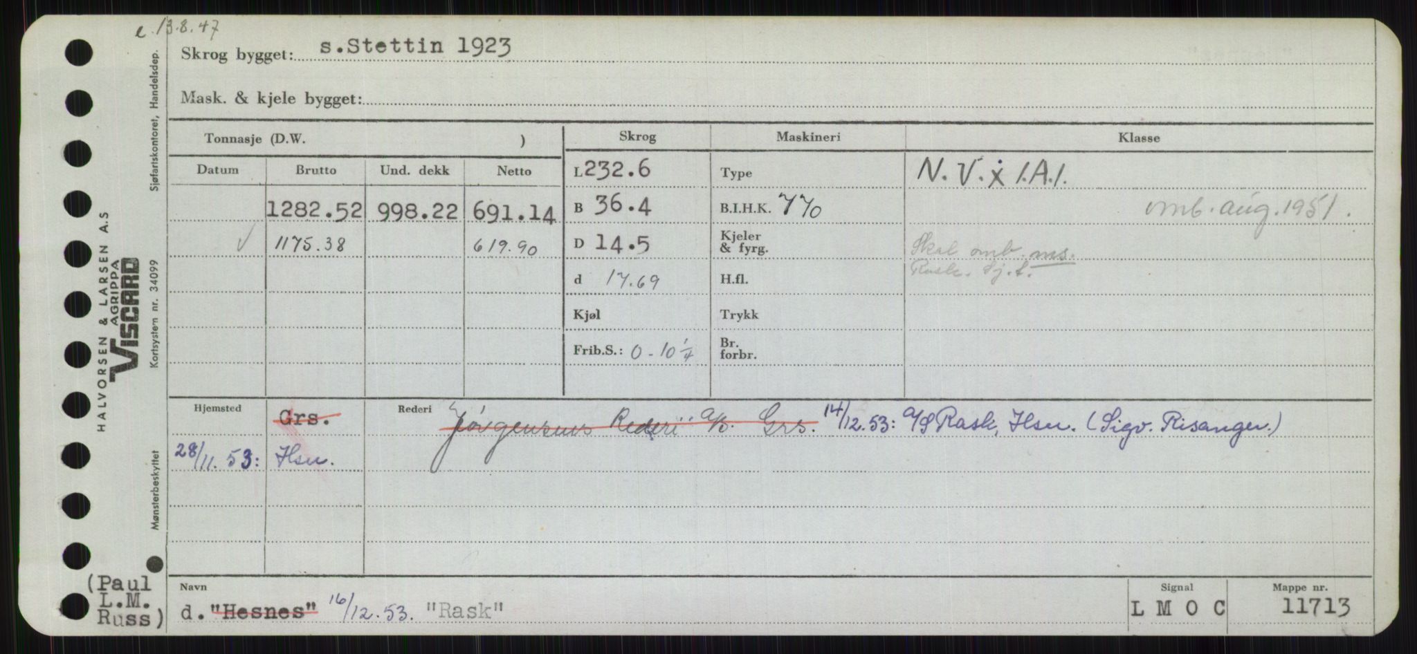 Sjøfartsdirektoratet med forløpere, Skipsmålingen, AV/RA-S-1627/H/Hb/L0004: Fartøy, O-S, p. 183