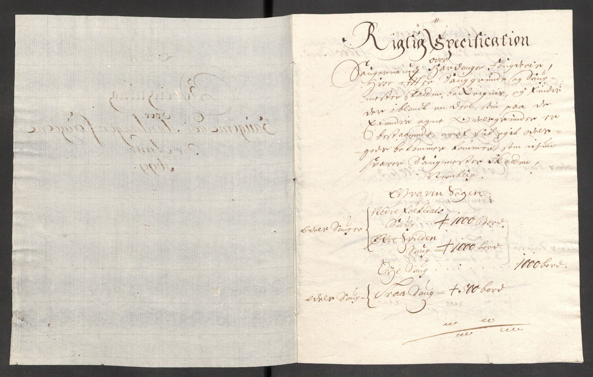 Rentekammeret inntil 1814, Reviderte regnskaper, Fogderegnskap, AV/RA-EA-4092/R48/L2978: Fogderegnskap Sunnhordland og Hardanger, 1699, p. 185