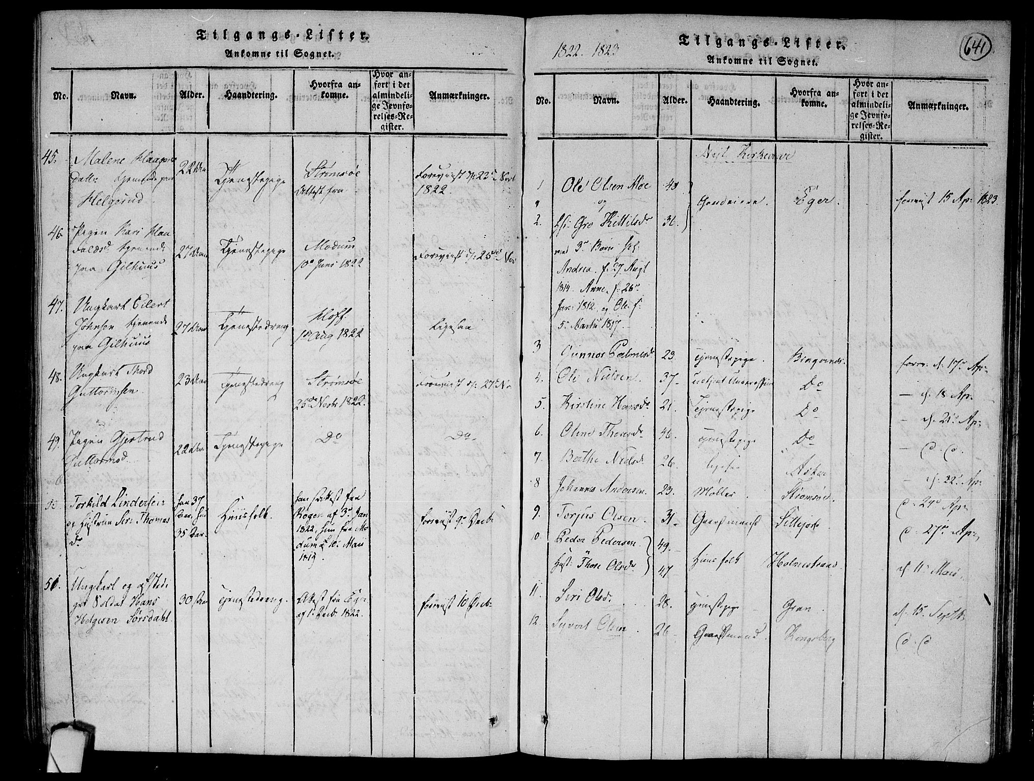 Lier kirkebøker, SAKO/A-230/F/Fa/L0008: Parish register (official) no. I 8, 1813-1825, p. 640-641