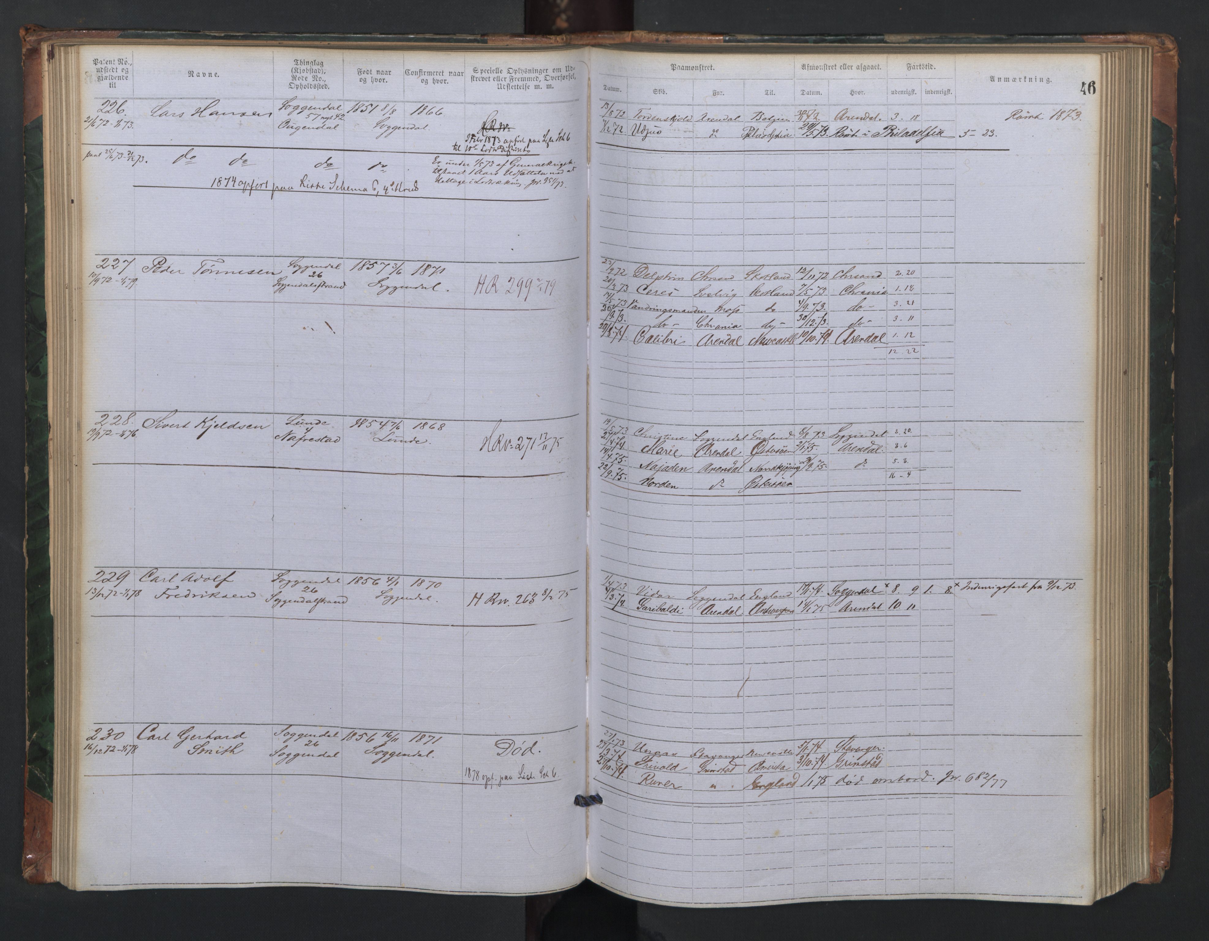 Sogndal mønstringskrets, AV/SAK-2031-0020/F/Fa/L0001: Annotasjonsrulle nr 1-635 med register, P-1, 1868-1931, p. 37