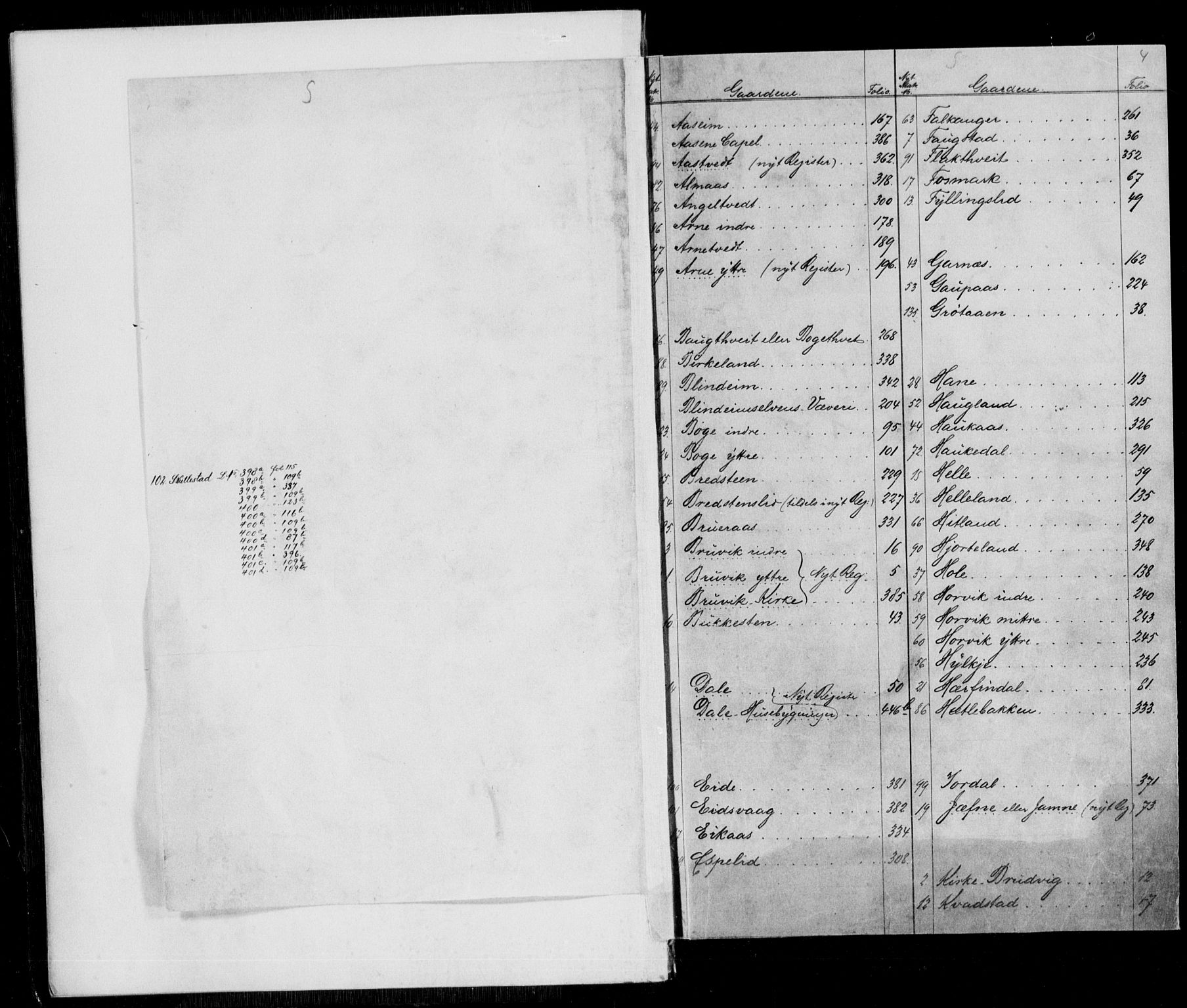 Nordhordland sorenskrivar, SAB/A-2901/1/G/Ga/Gaaa/L0009a: Mortgage register no. II.A.a.9a, 1851-1893, p. 4