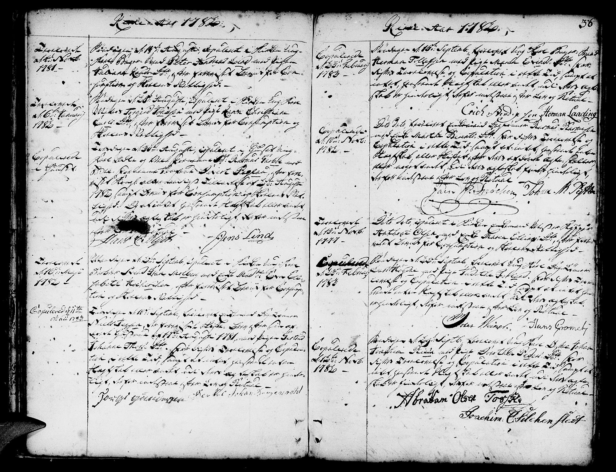 Nykirken Sokneprestembete, AV/SAB-A-77101/H/Haa/L0008: Parish register (official) no. A 8, 1776-1814, p. 36