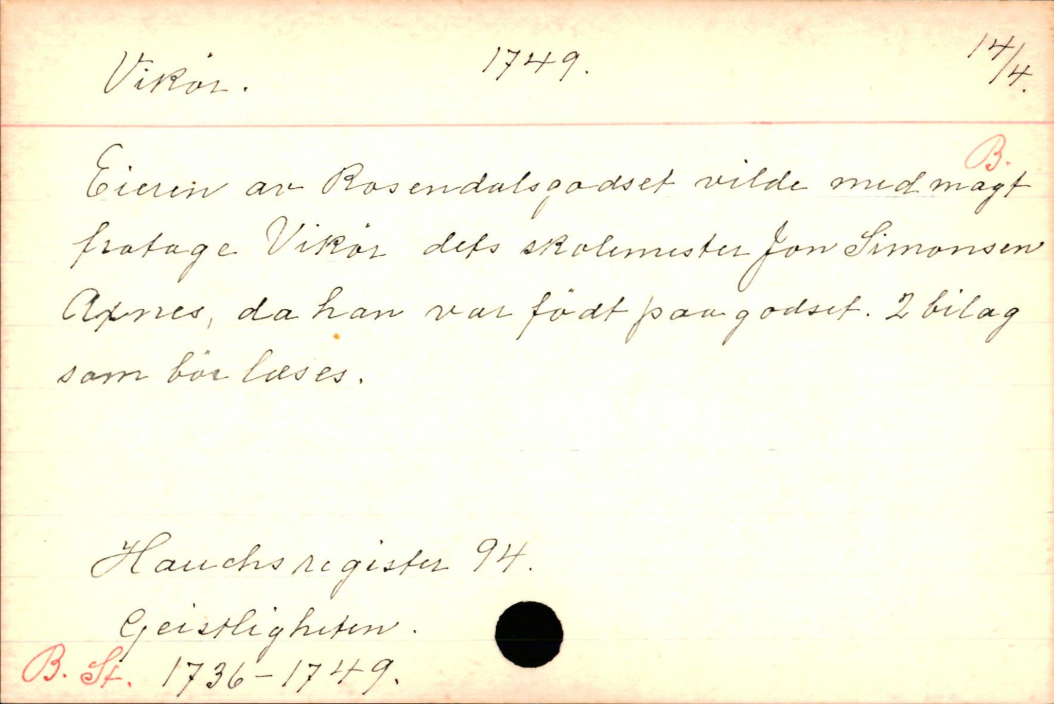Haugen, Johannes - lærer, AV/SAB-SAB/PA-0036/01/L0001: Om klokkere og lærere, 1521-1904, p. 5600