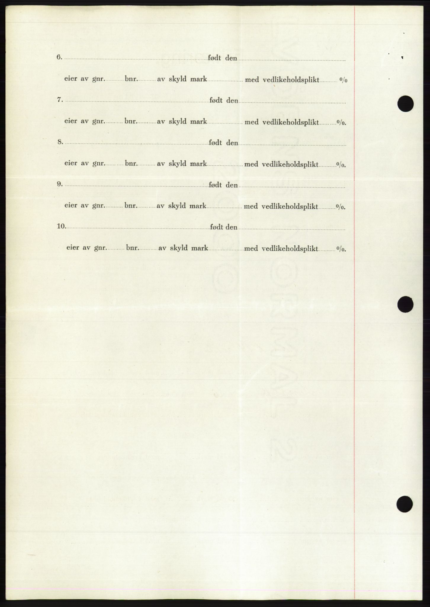 Søre Sunnmøre sorenskriveri, AV/SAT-A-4122/1/2/2C/L0071: Mortgage book no. 65, 1941-1941, Diary no: : 436/1941