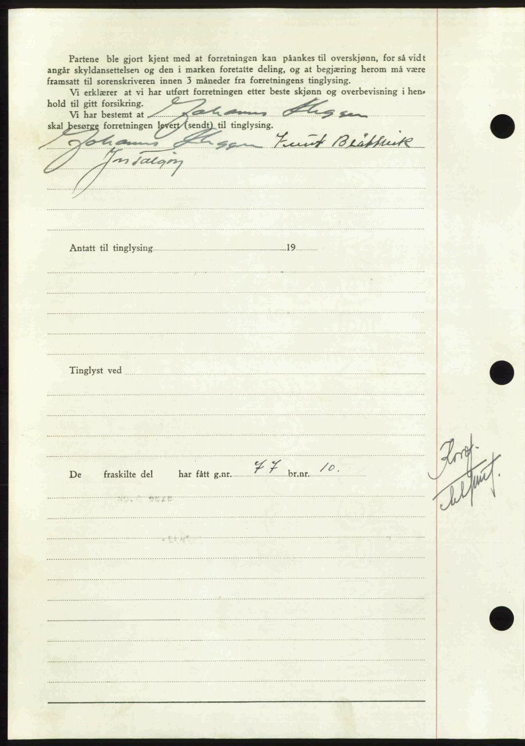 Nordmøre sorenskriveri, AV/SAT-A-4132/1/2/2Ca: Mortgage book no. A116, 1950-1950, Diary no: : 3352/1950