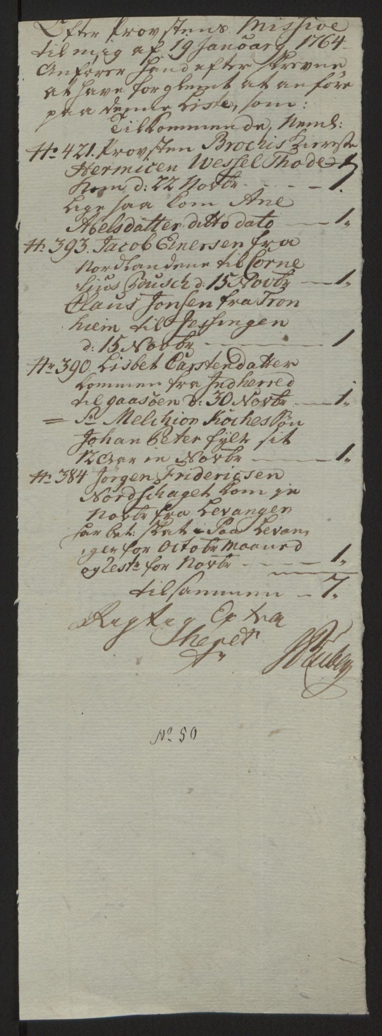 Rentekammeret inntil 1814, Reviderte regnskaper, Fogderegnskap, AV/RA-EA-4092/R57/L3930: Ekstraskatten Fosen, 1762-1763, p. 286