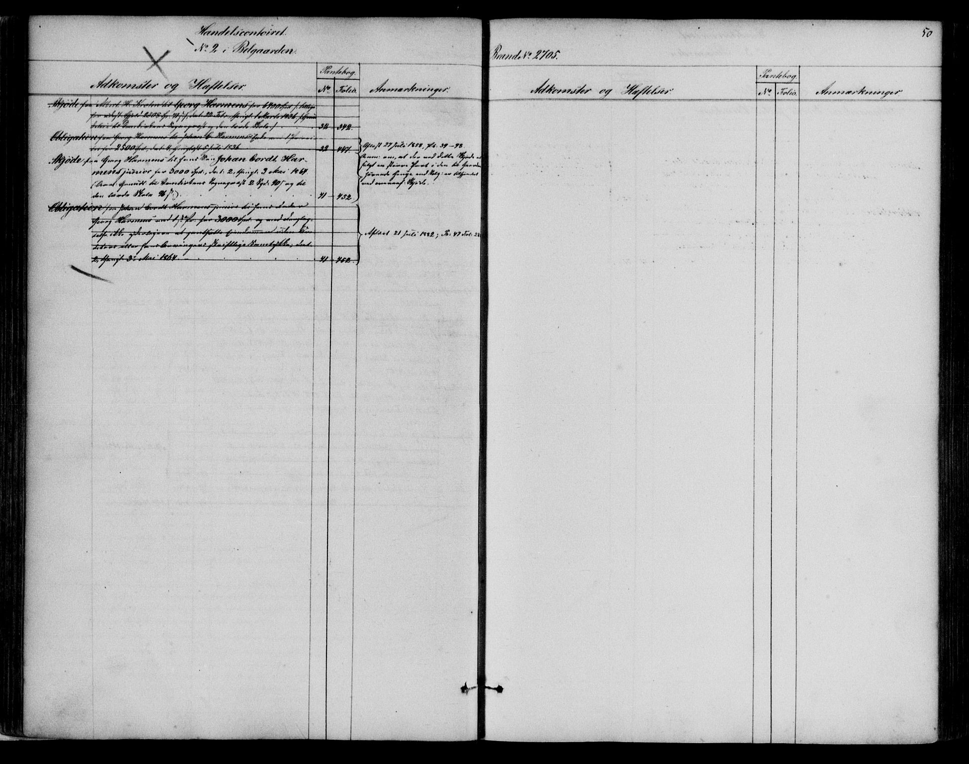 Byfogd og Byskriver i Bergen, SAB/A-3401/03/03AdC/L0021: Mortgage register no. A.d.C.21, 1801-1851, p. 50