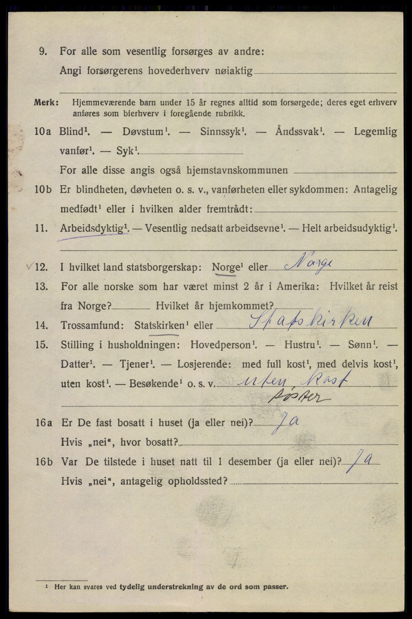 SAO, 1920 census for Kristiania, 1920, p. 560170