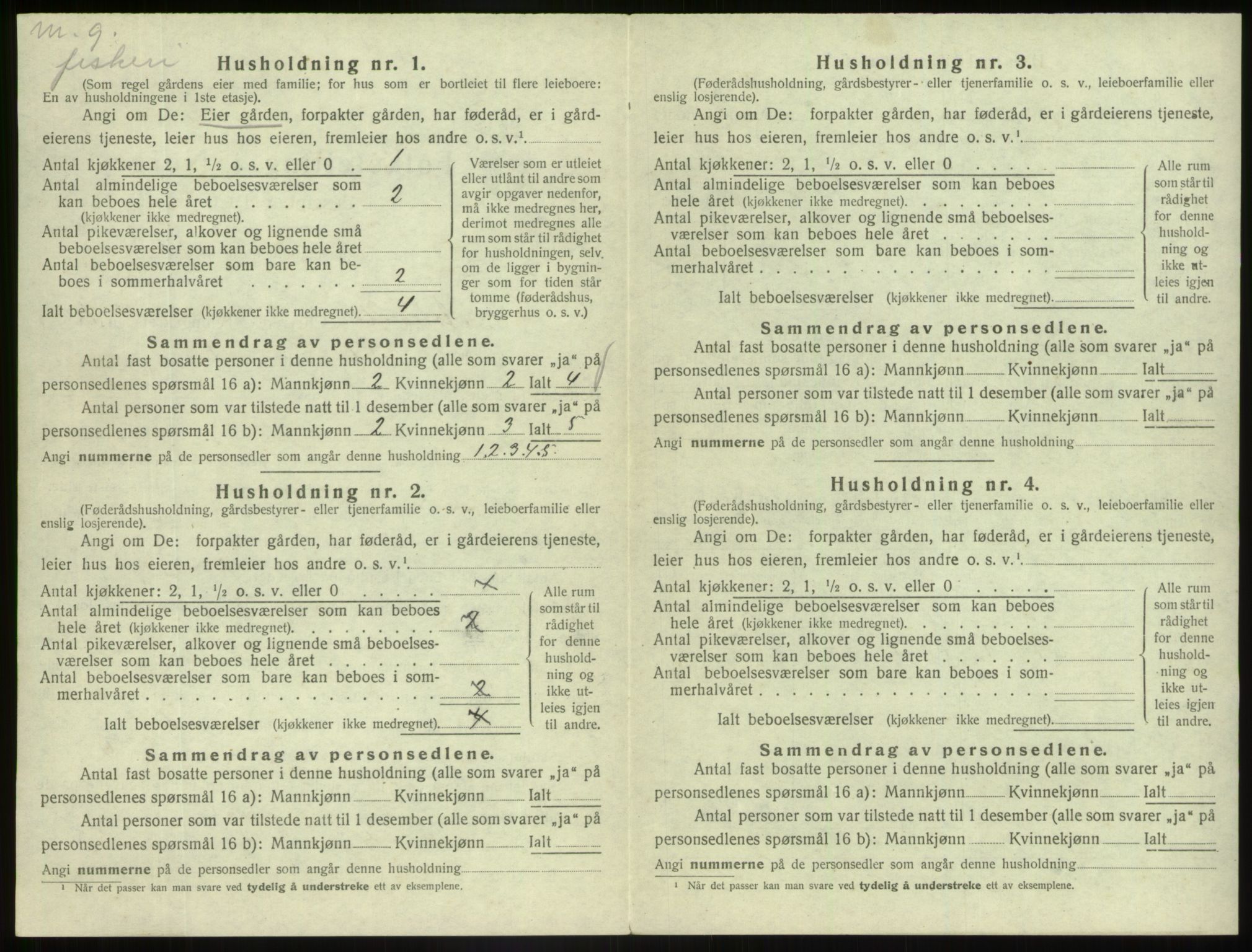 SAB, 1920 census for Askvoll, 1920, p. 770